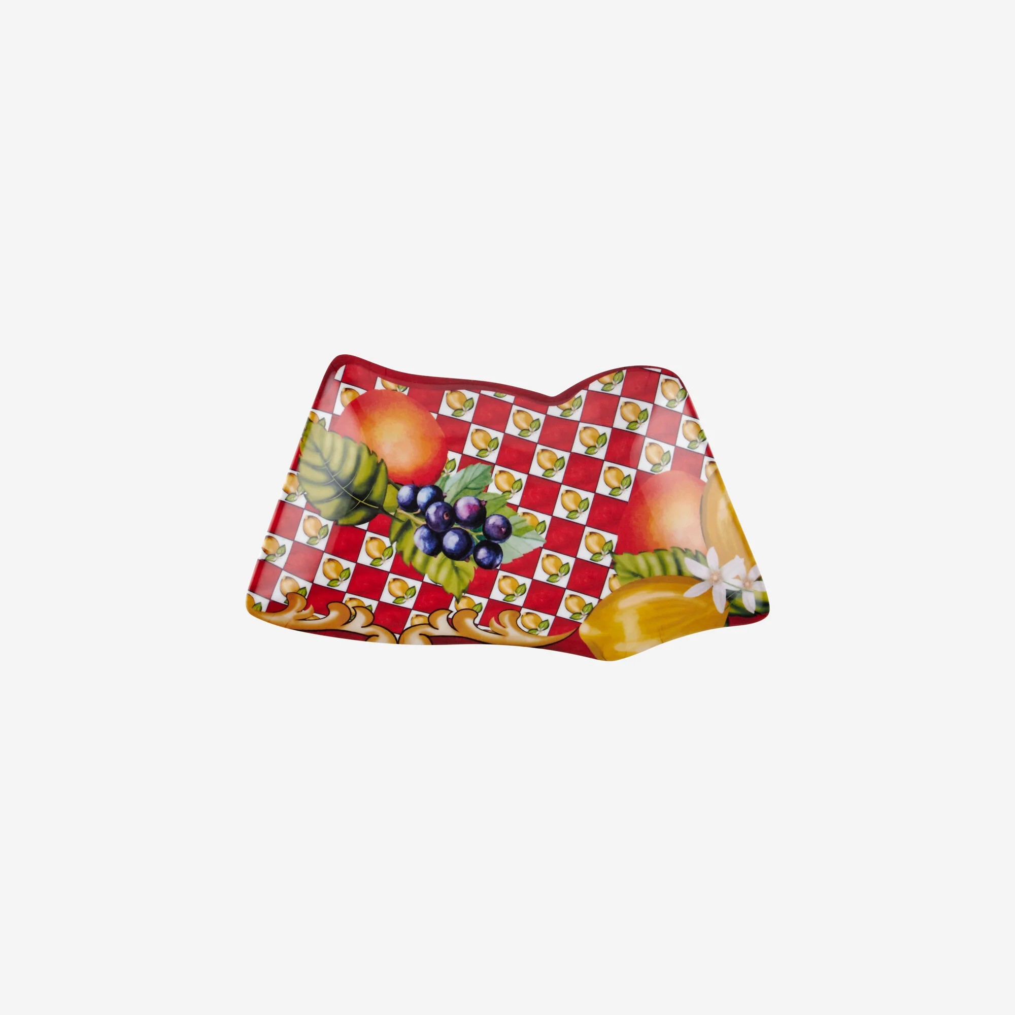 Kırmızı Melamin Meze Tabağı 7 Parça Capri Collection by Chiara Alessi