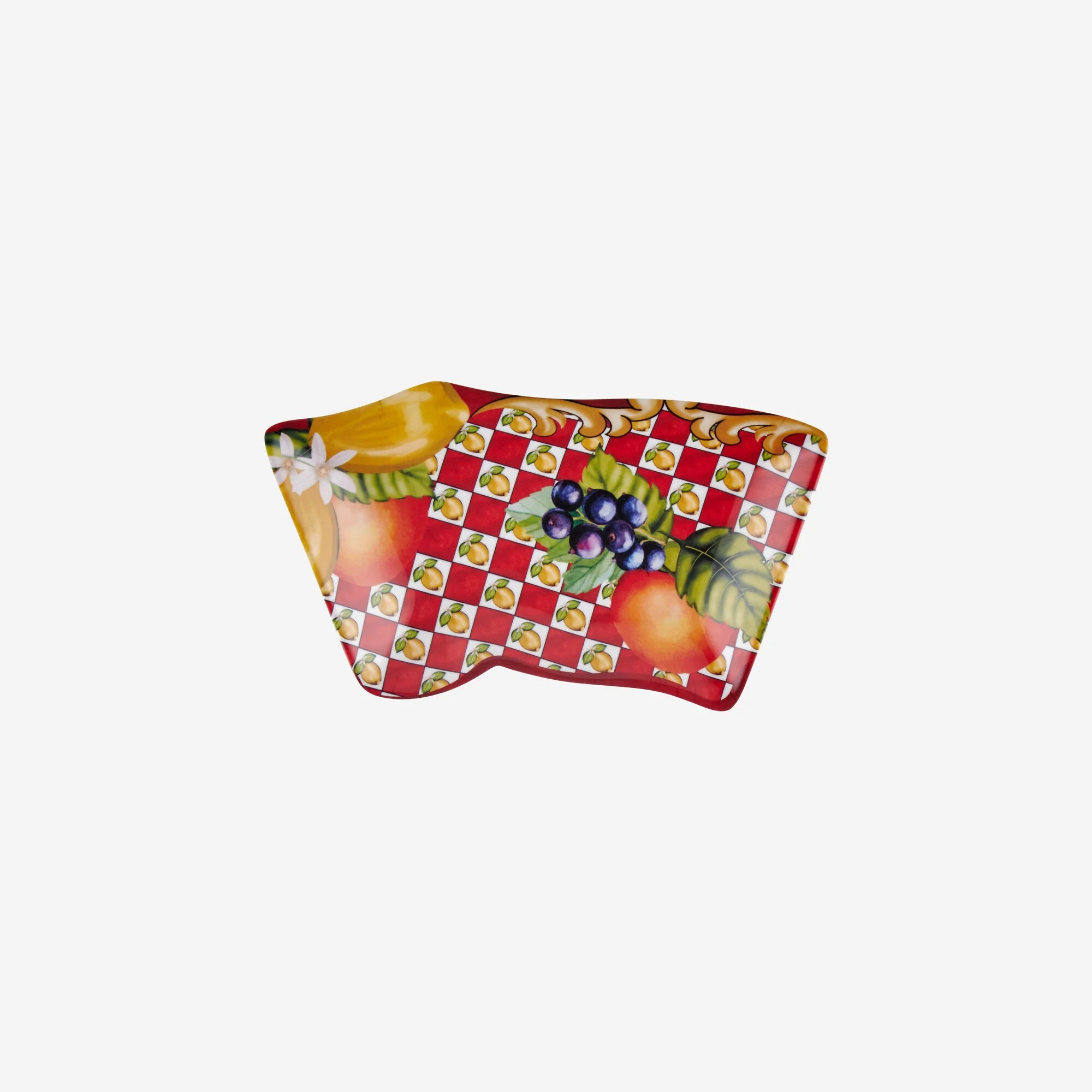 Kırmızı Melamin Meze Tabağı 7 Parça Capri Collection by Chiara Alessi