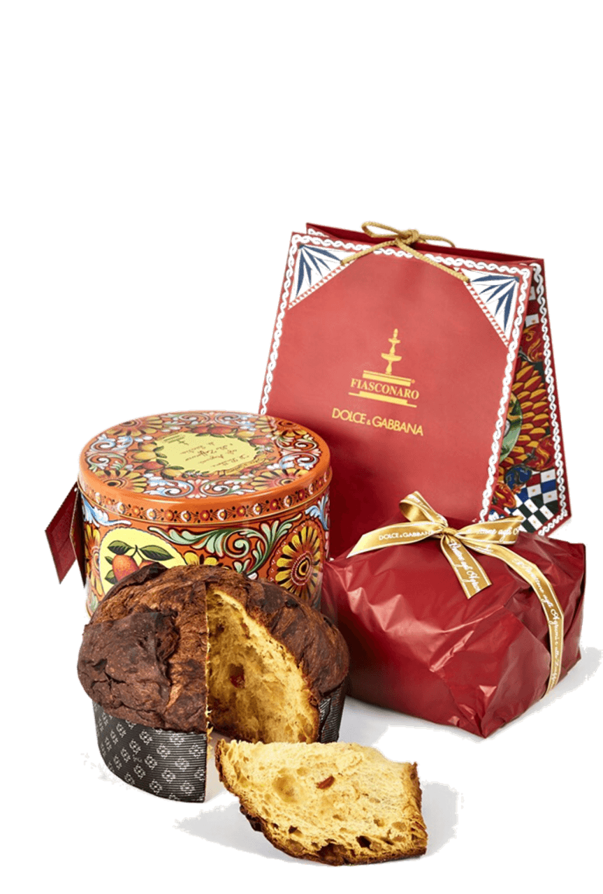 Fiasconaro Agli Agrumi (narenciye ve Sicilya safranı ile) Sarı Kutu (1KG) - D&G Hediye Çantalı