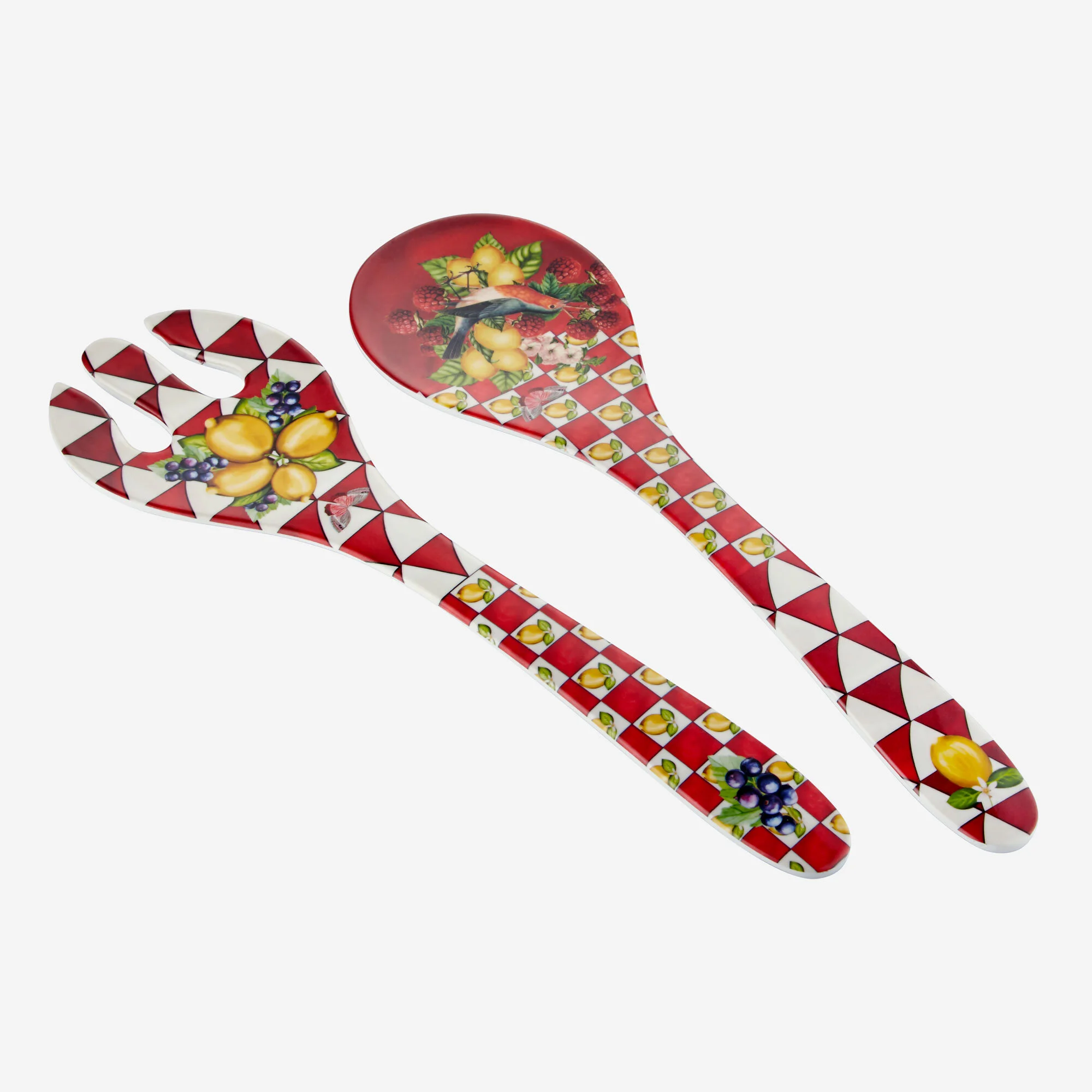 Capri Melamin Servis Seti 28 Cm Kırmızı Renk