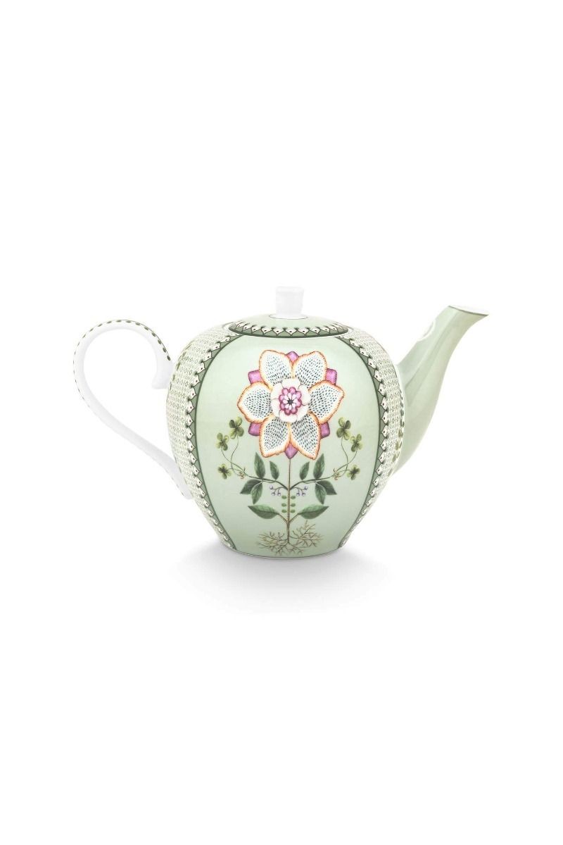 Lily & Lotus Porselen Demlik Yeşil Renk 1600 ml