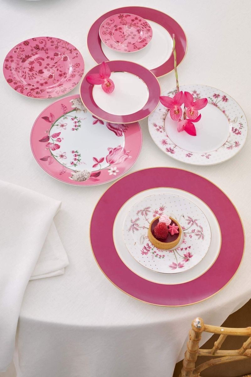Jolie Porselen Tabak Pembe Renk 23 cm