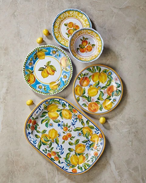 Sarı Melamin Kase 19 Cm Capri Collection by Chiara Alessi