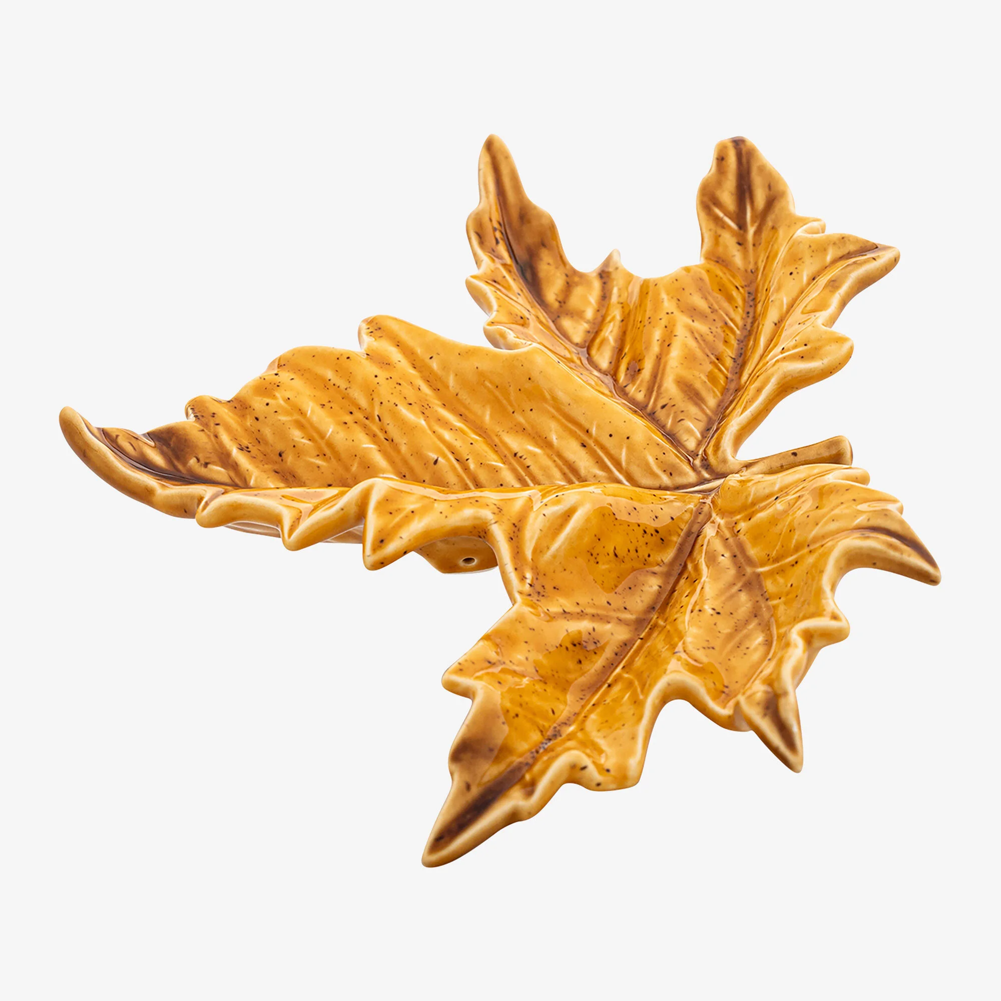 Bordallo Pinheiro Seramik Servis Tabağı 21 Cm Sarı Renk