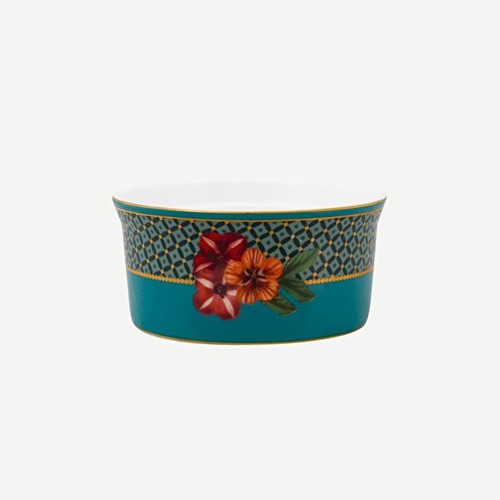 Winder Wonderland Porselen Sufle Kabı Yeşil Renk 8,7x4,3 cm