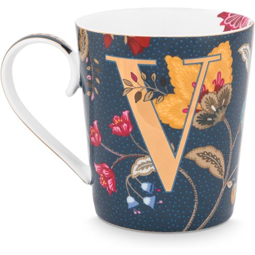 Harfli Mug v Harfi Mavi Renk 350 ml