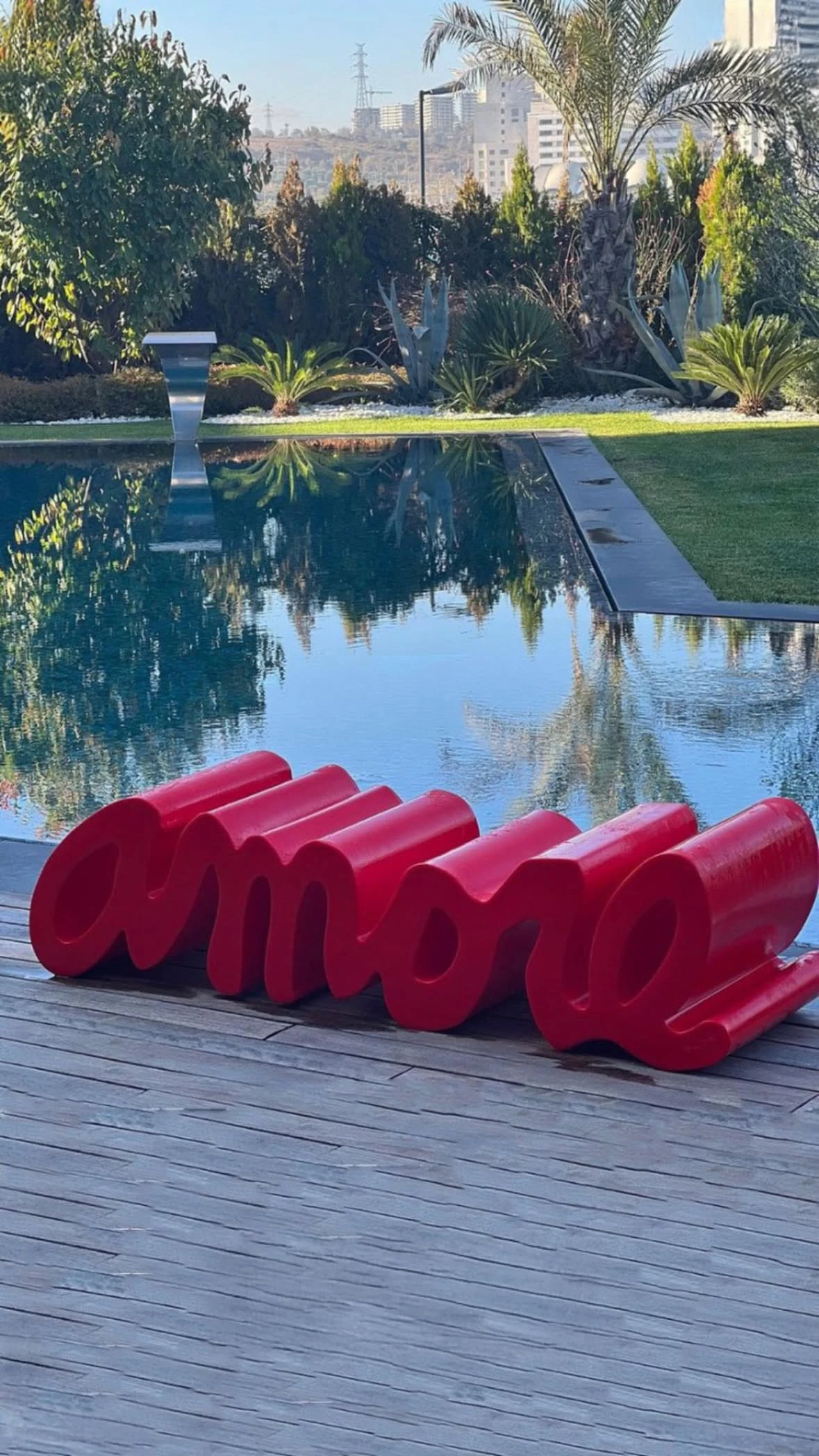 Amore Alev Kırmızı Bench