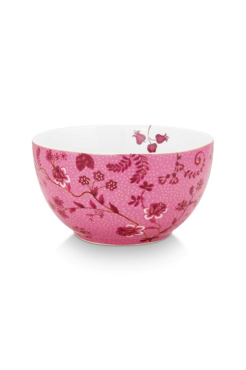 Jolie Porselen Kase Pembe Renk 12 cm