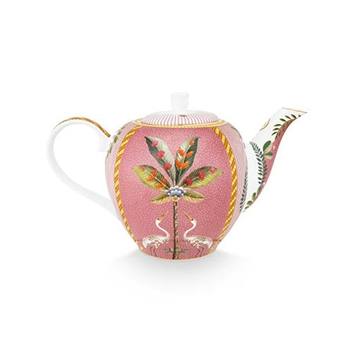 La Majorelle Porselen Demlik Pembe Renk 1600 ml