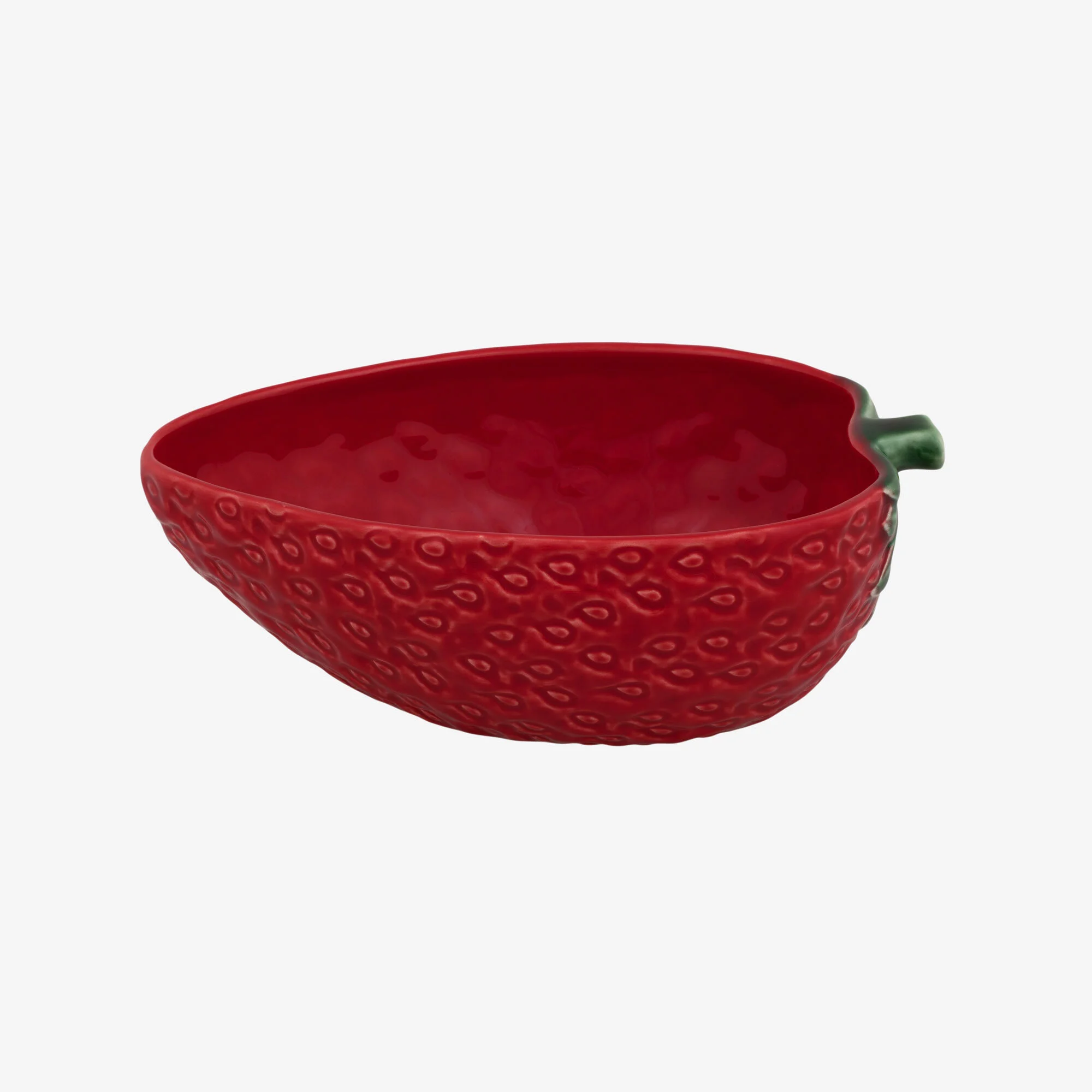 Bordallo Pinheiro Seramik Servis Servis Kasesi 24 Cm Kırmızı Renk