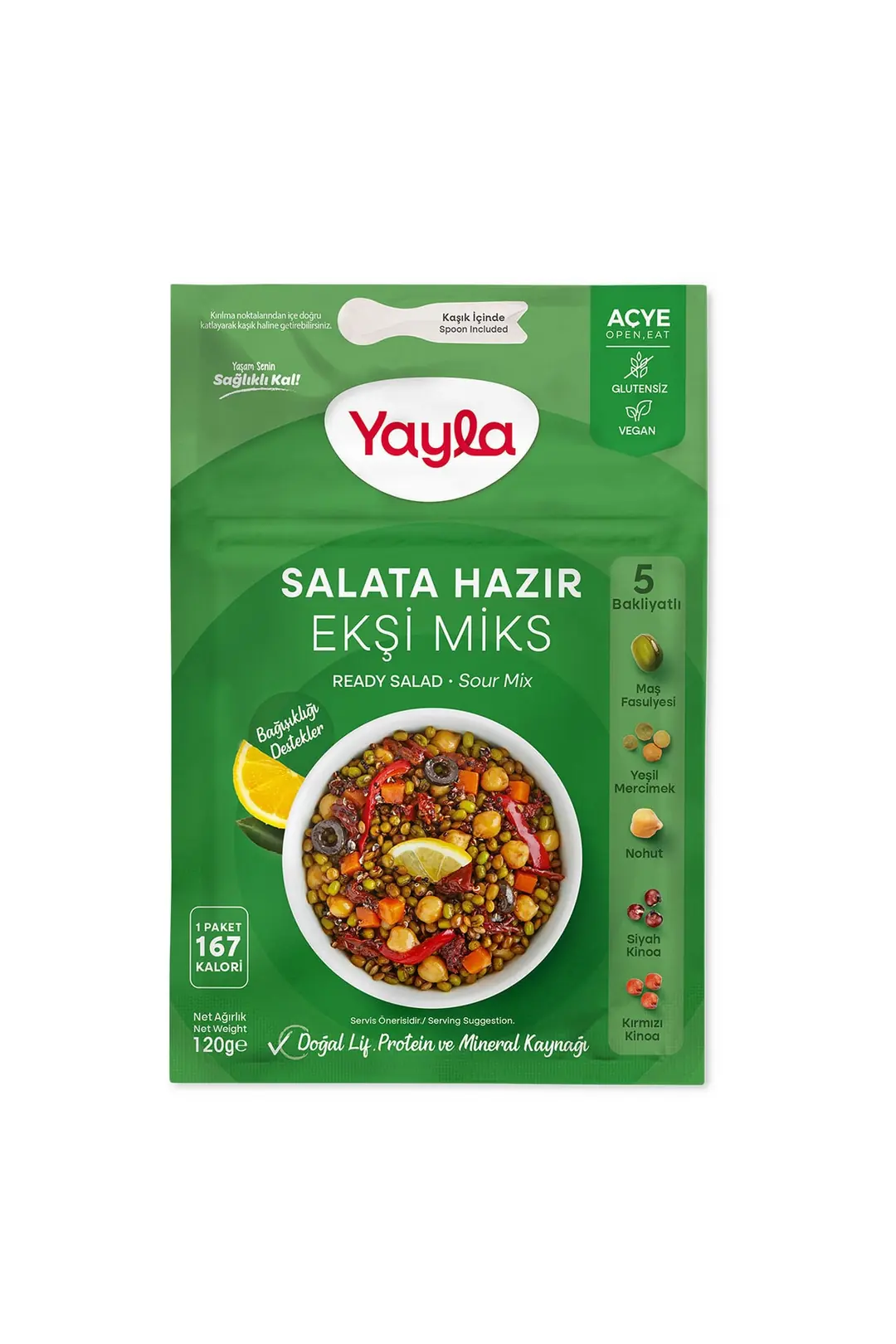 Yayla Salata Hazır Ekşi Miks 120 gr