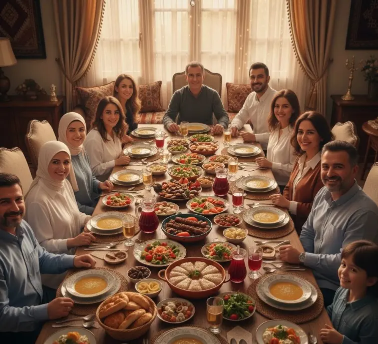 Ramazan Yemeğinde Aile Sofrası