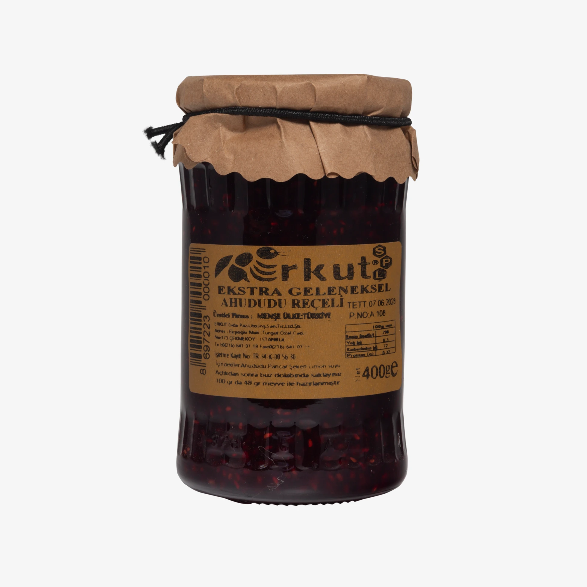 Erkut Ahududu Reçeli