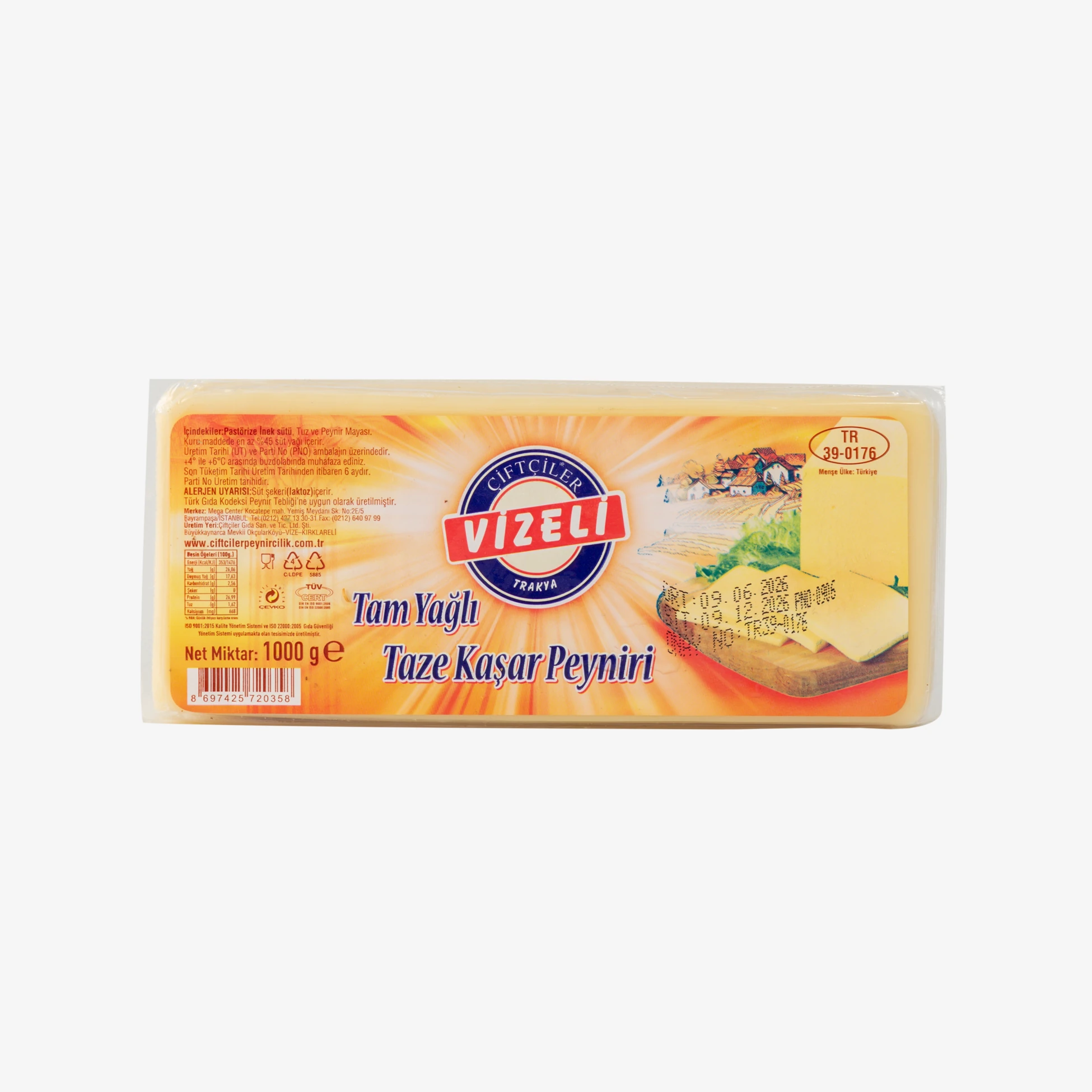 Vizeli Taze Kaşar