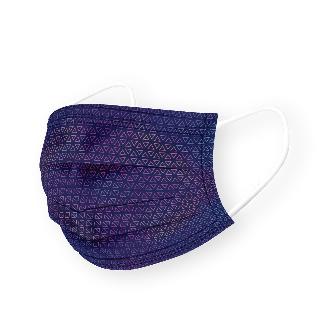  Mask Disposable For Adult With Geometric Pattern