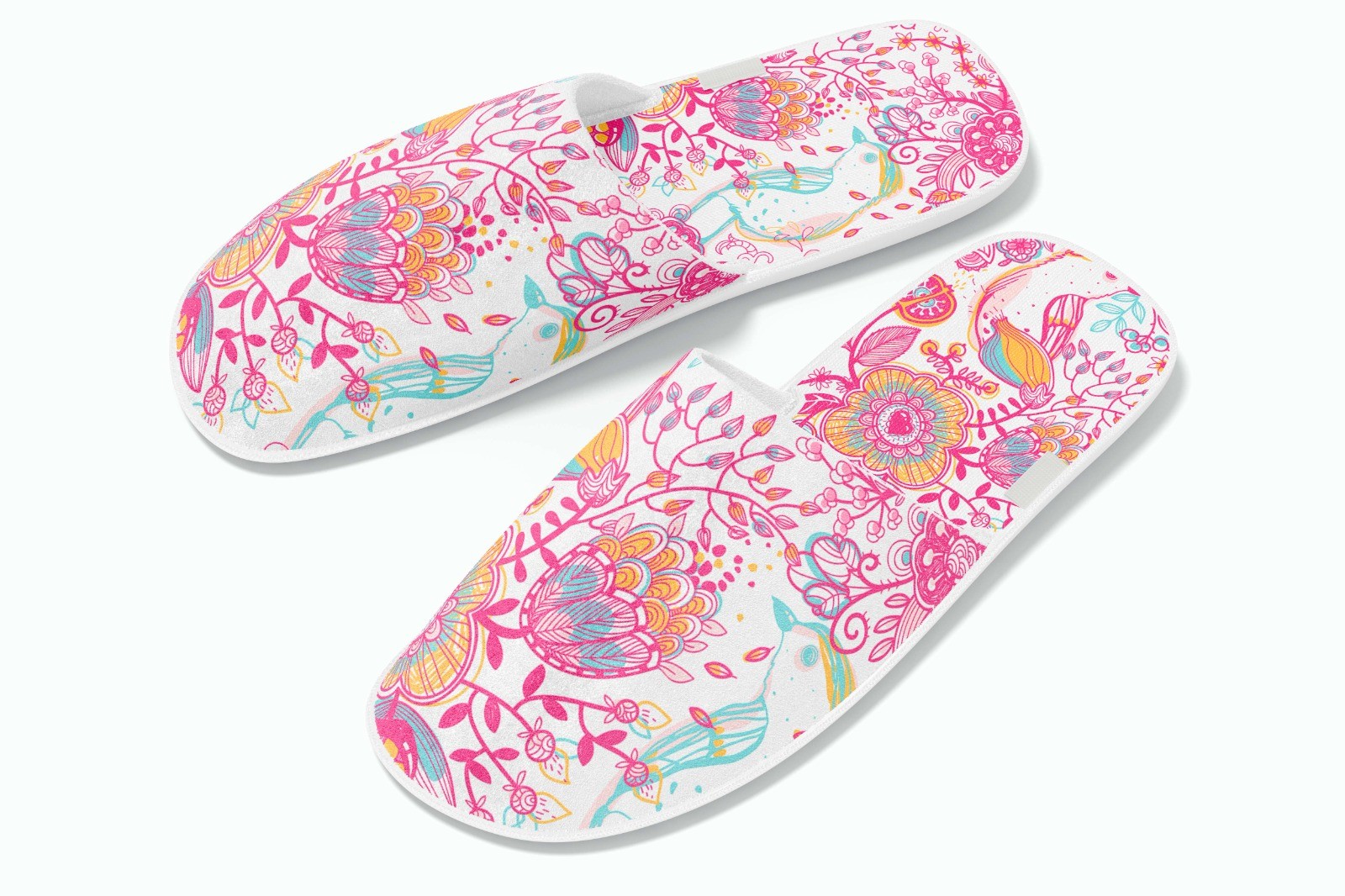 Floral Printed House Slippers