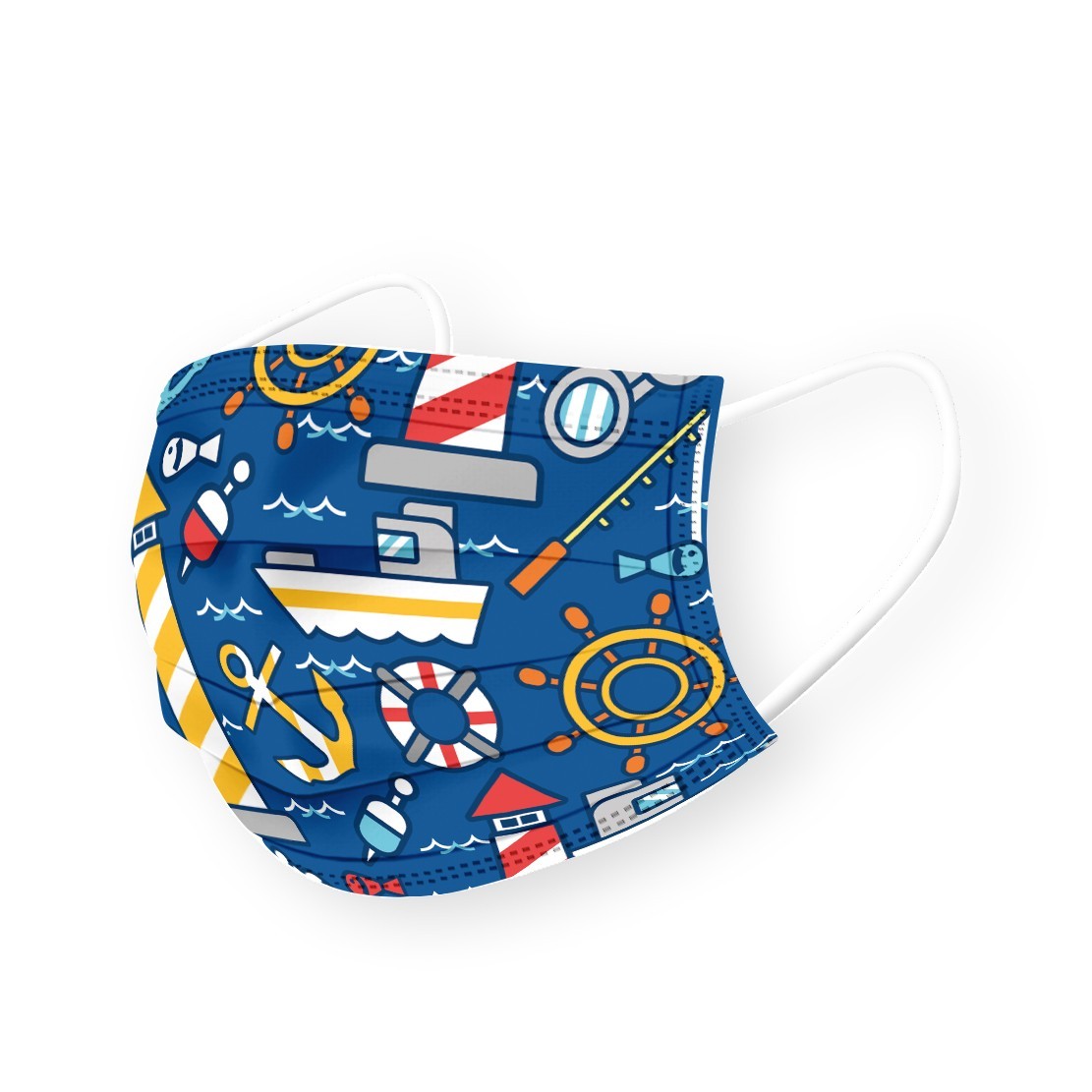  Mask Disposable For Child Sailor Pattern