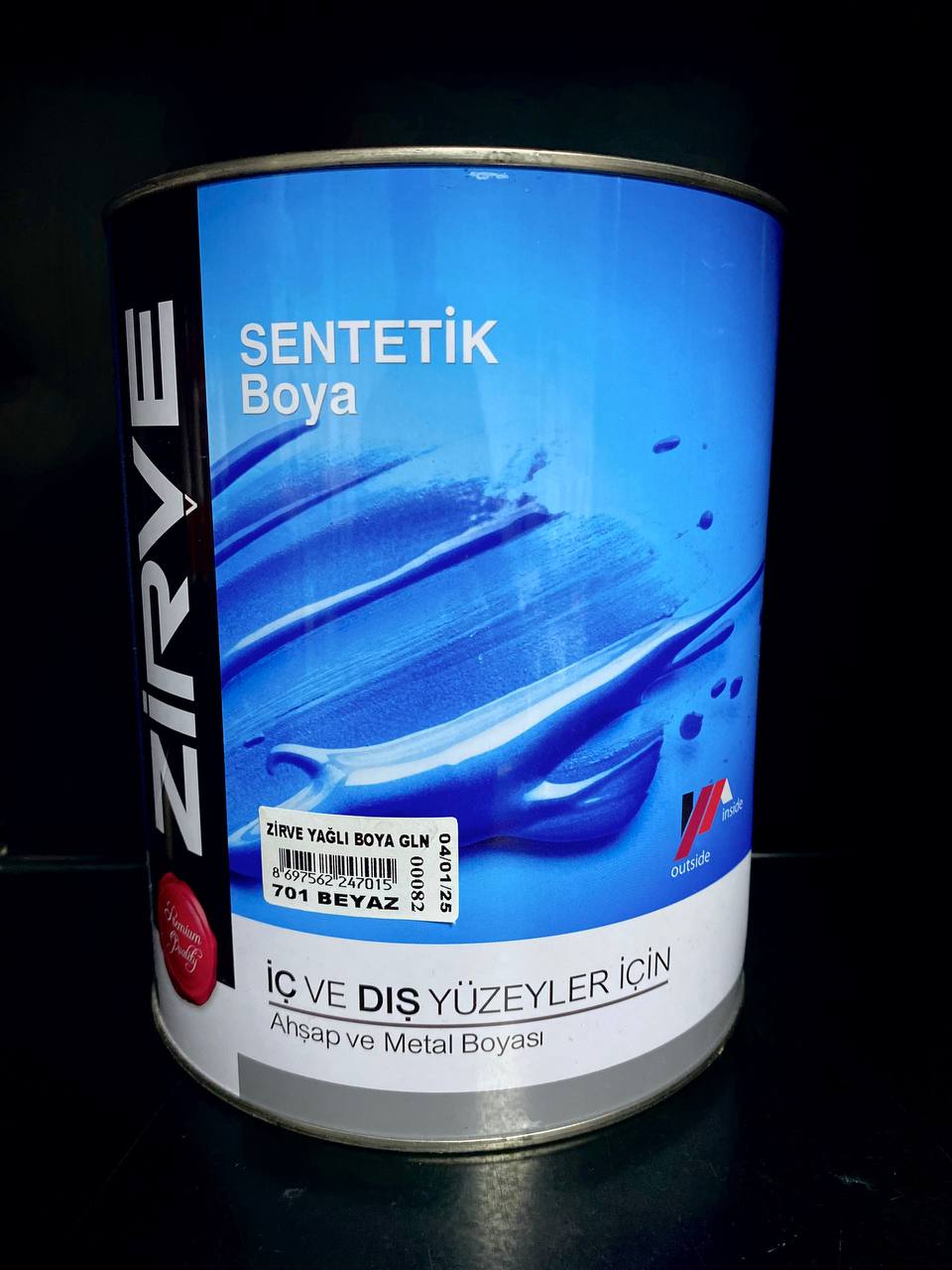 Zirve Sentetik Yağlı Boya 3 kg