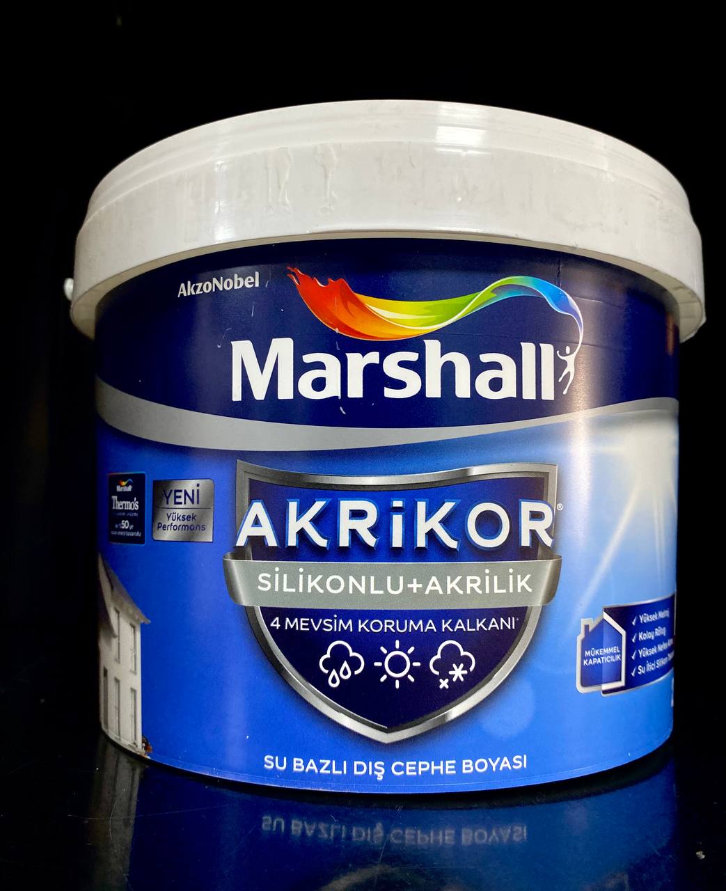 Akrikor Silikonlu+Akrilik Dış Cephe Boyası