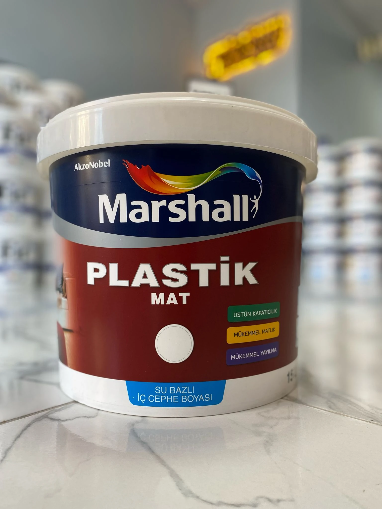 Marshall Plastik Mat Silinebilir Boya