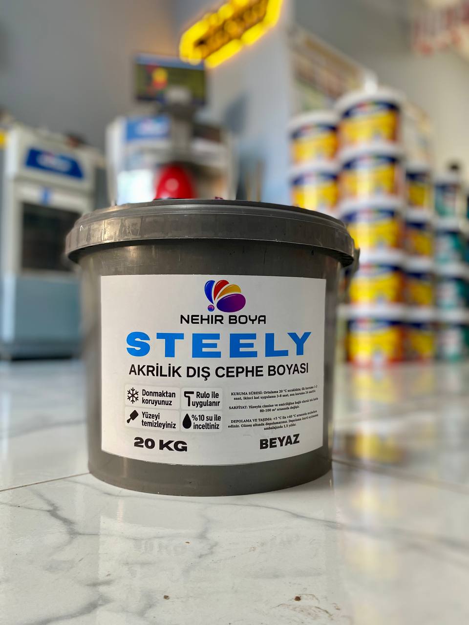 STELLY AKRİLİK DIŞ CEPHE BOYASI 20 KG