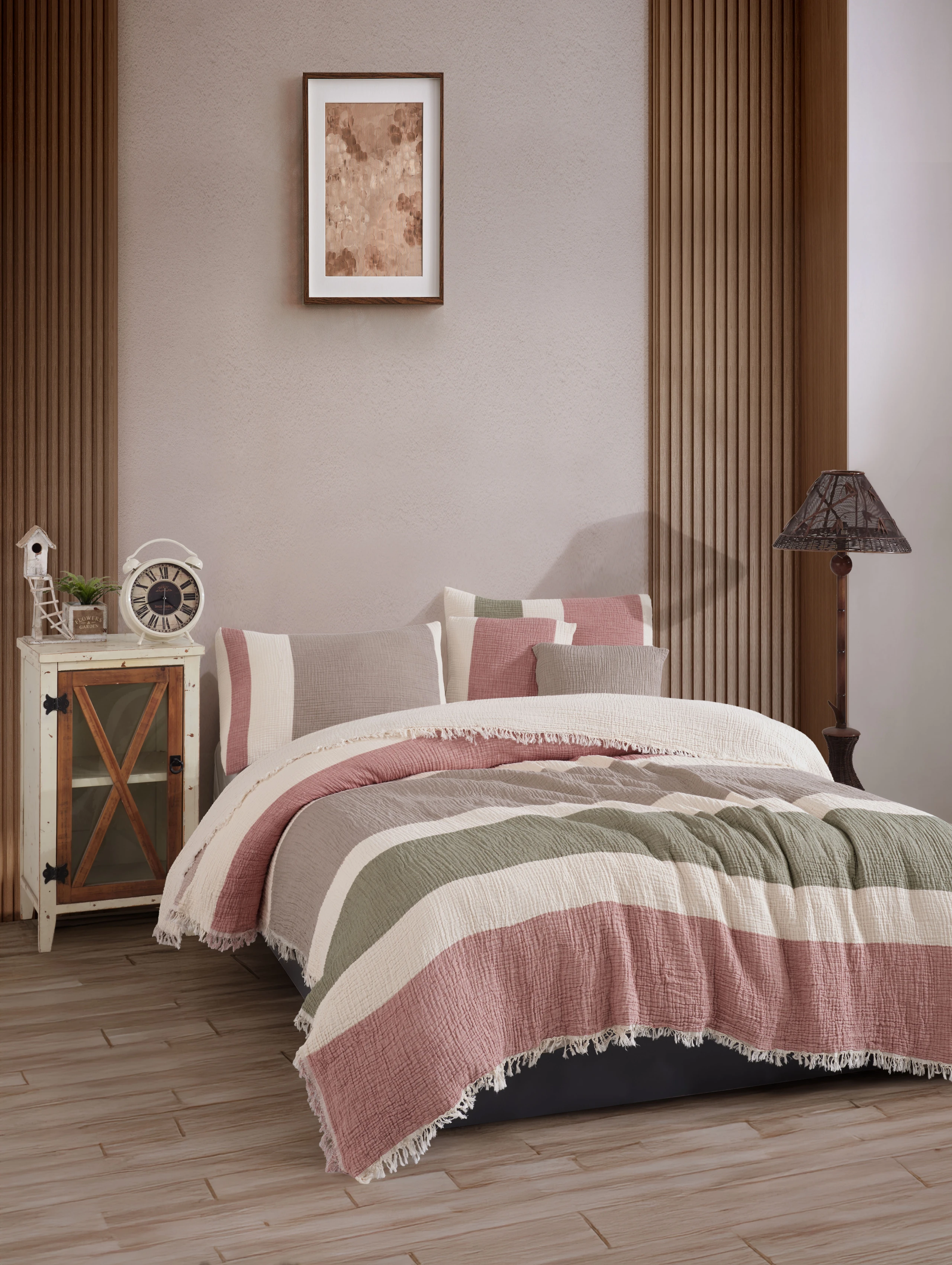 Laura Bella Muslin Yatak Örtüsü 230x250