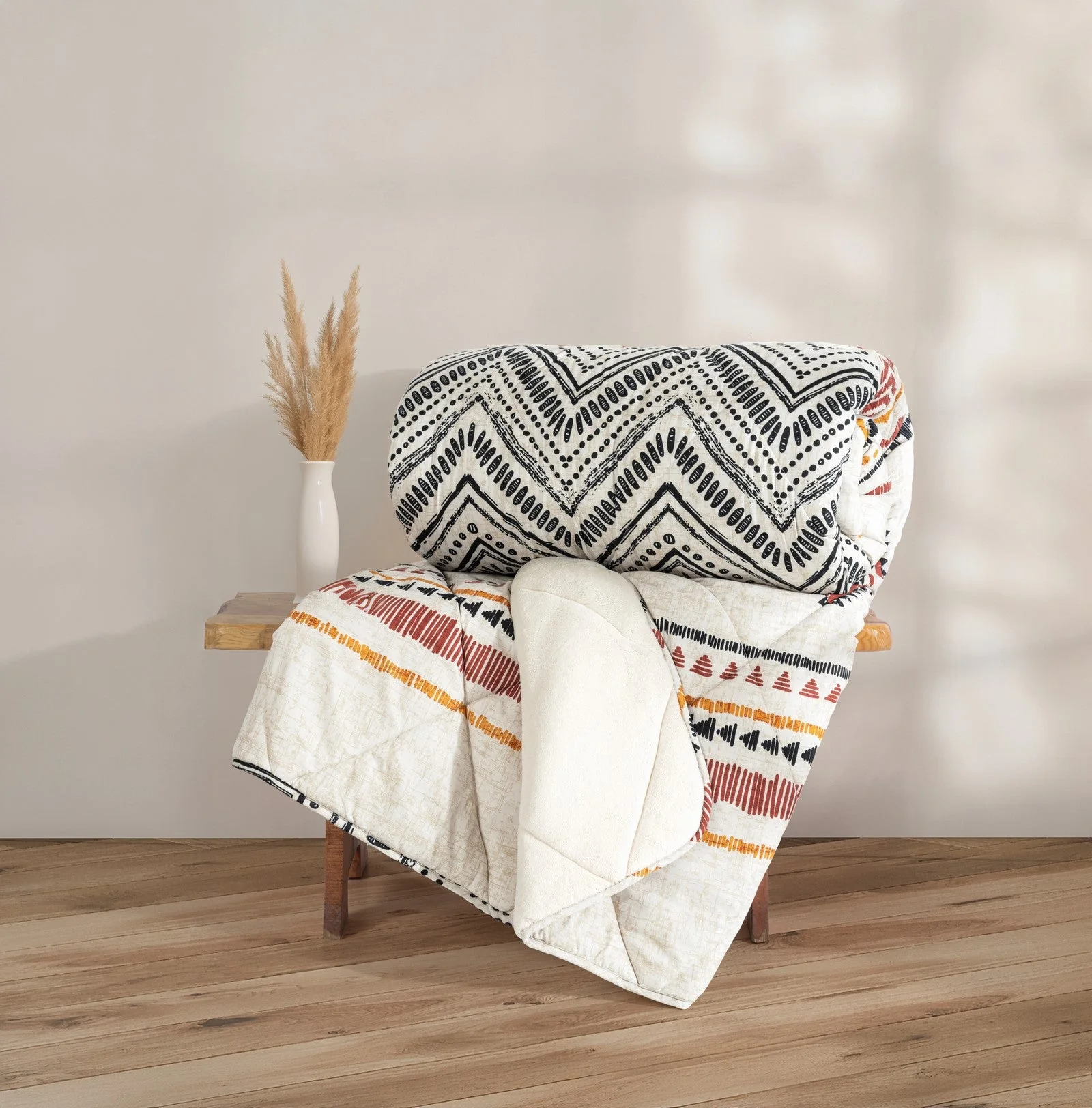 Cotton Box Velvet Yorgan – Tek Kişilik (155x215 cm) Felix Bej