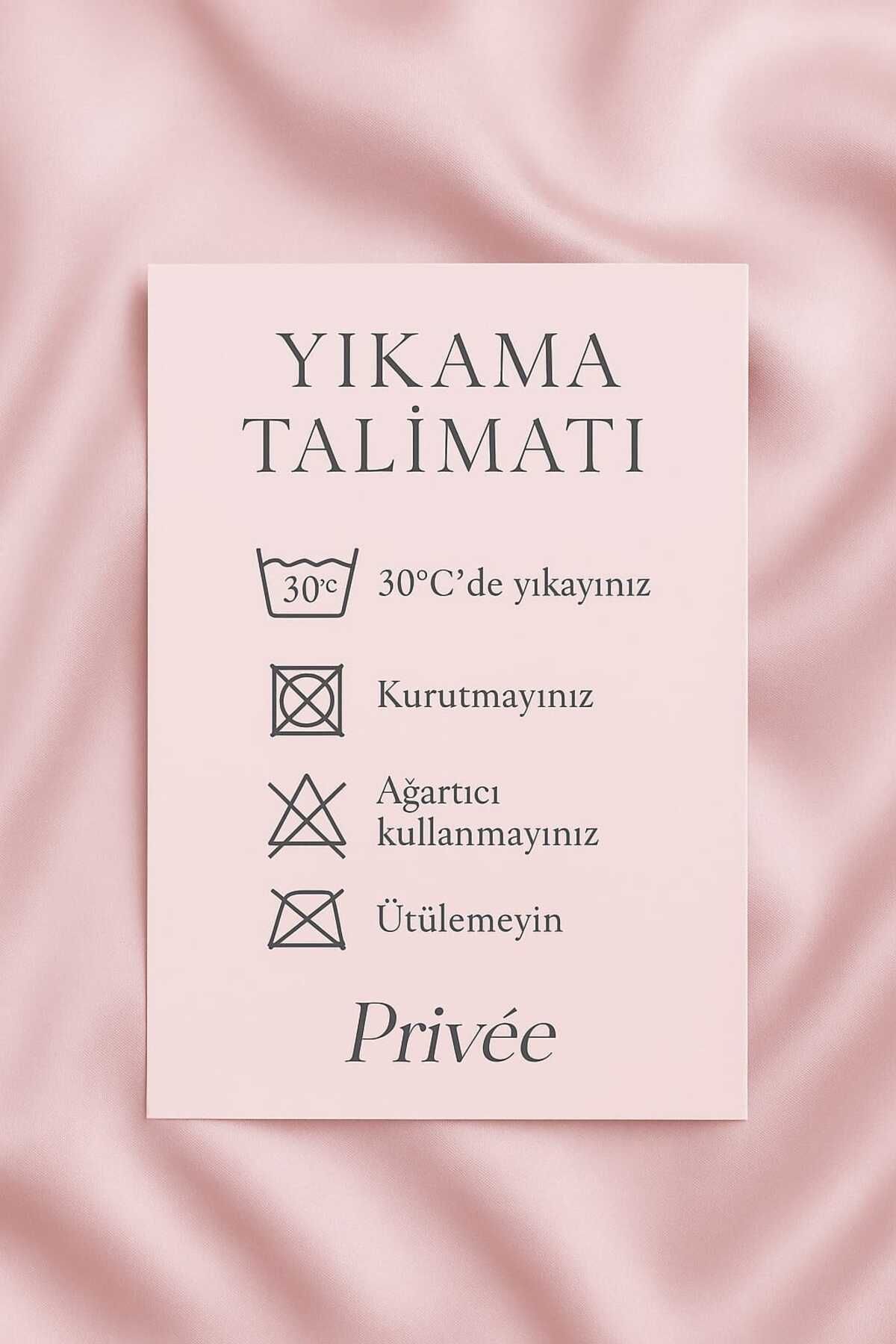 Privée Beyaz Dantelli Balenli Tül Bralet Takımı