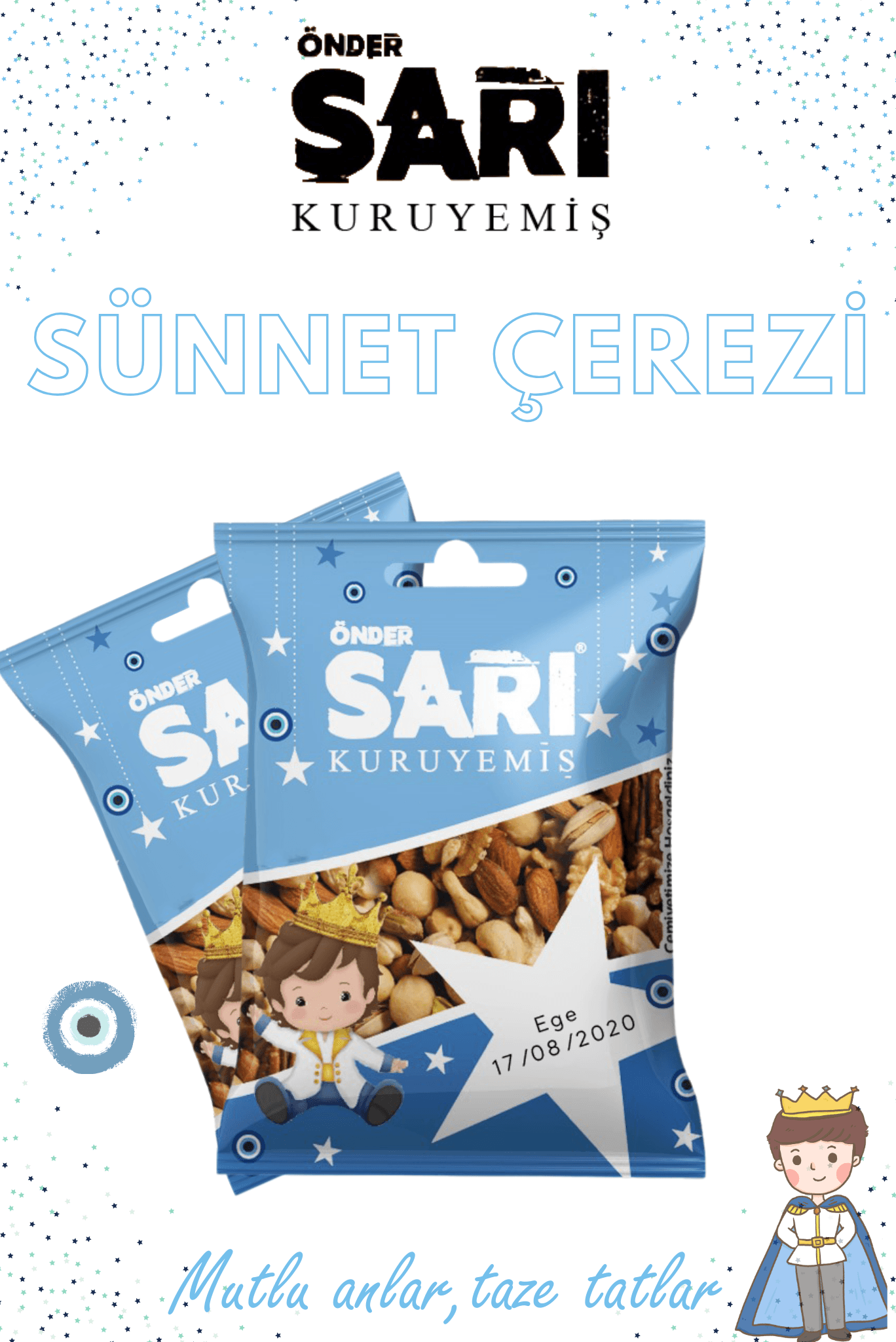 Sünnet Çerezi 40 gr - 50 adet