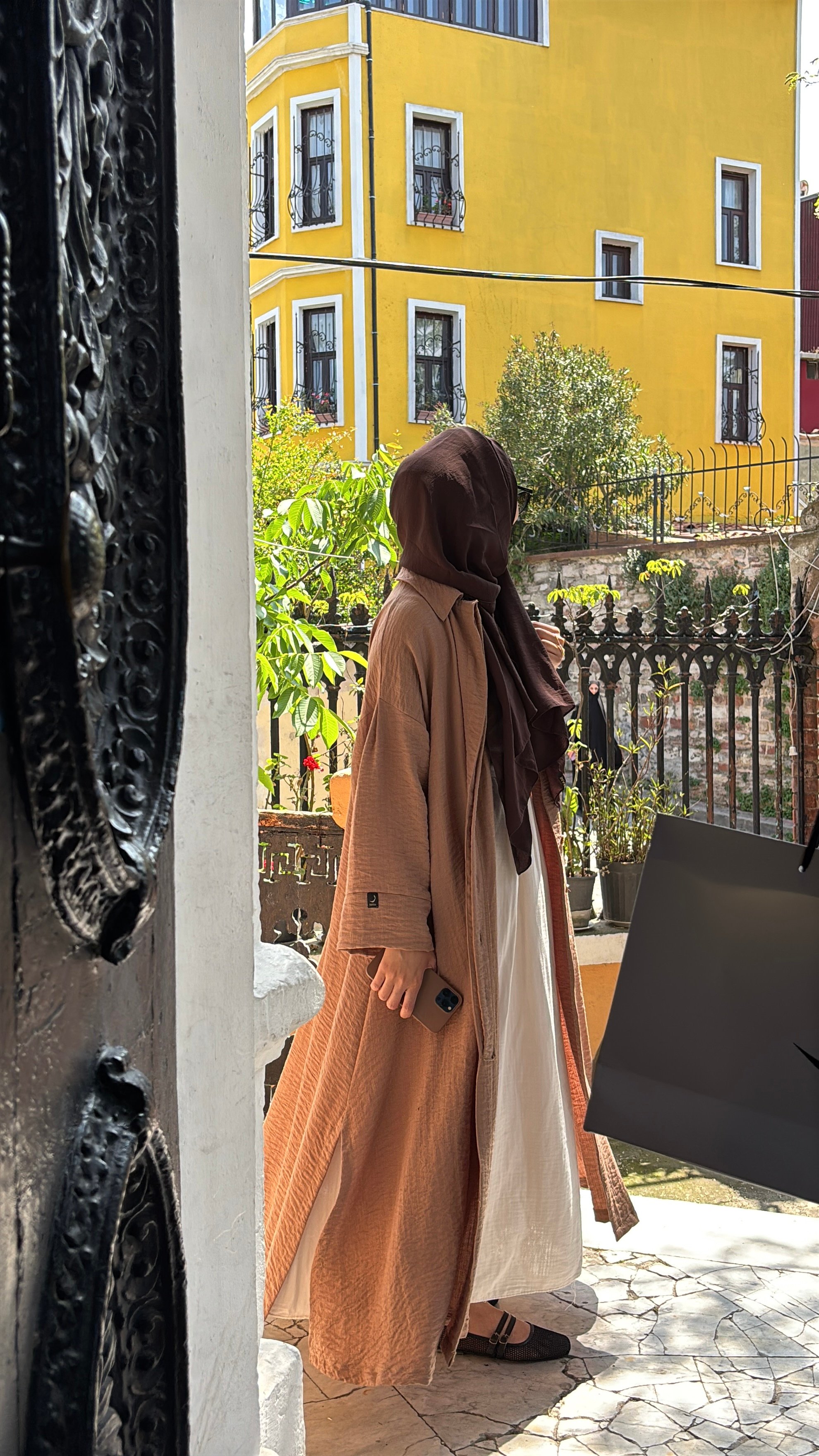 Camel Linen Keten Ferace
