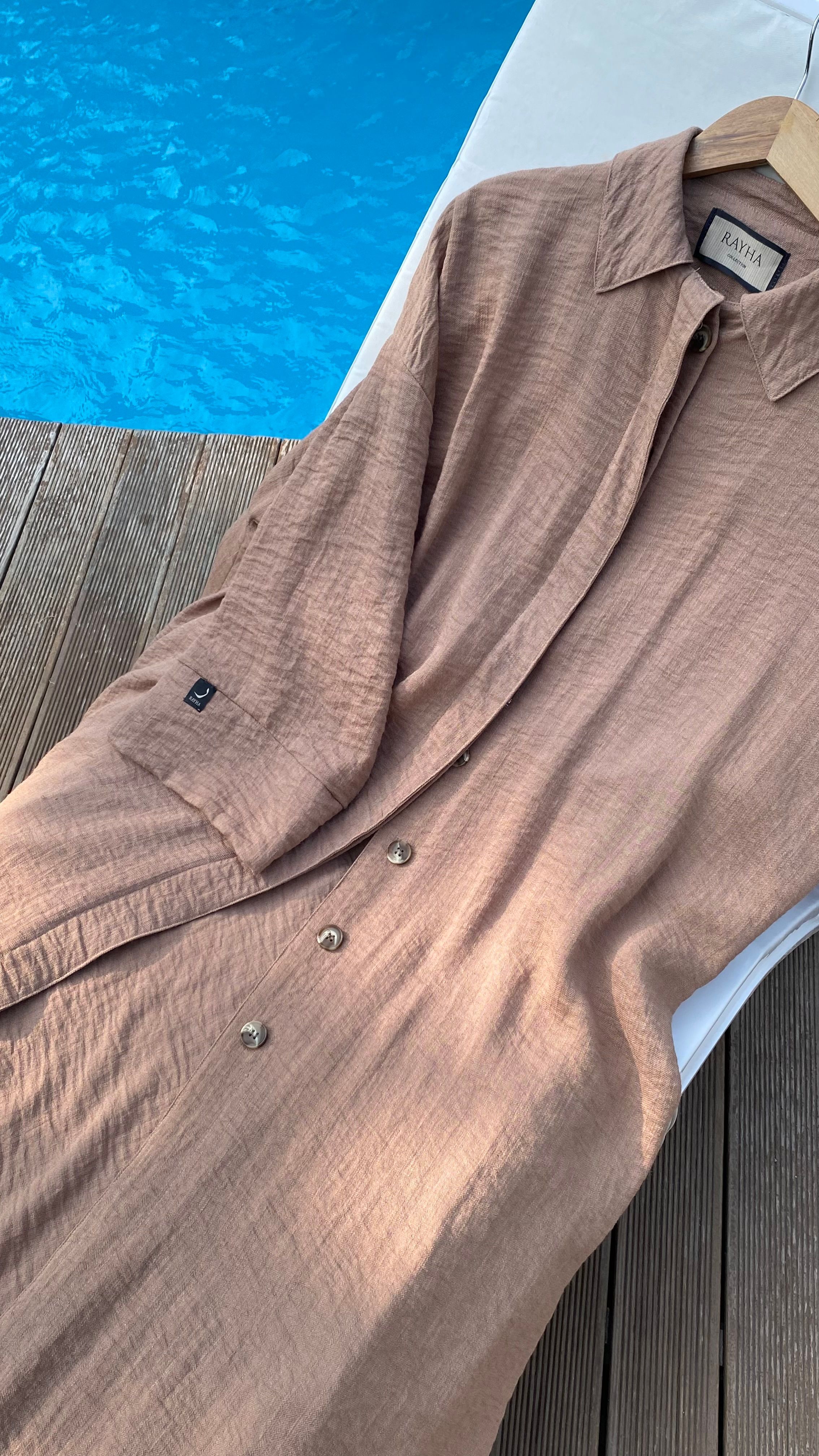 Camel Linen Keten Ferace