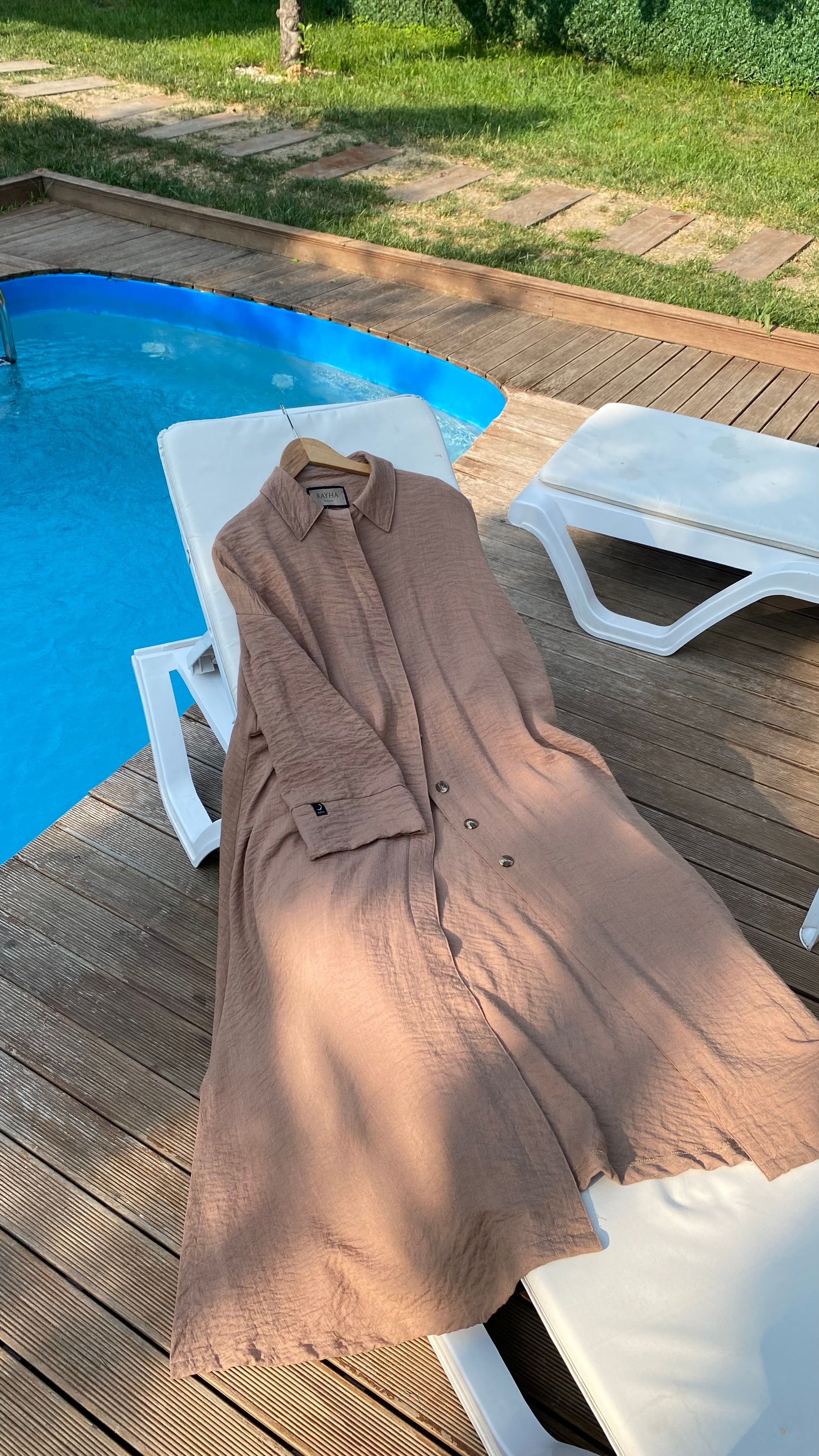 Camel Linen Keten Ferace main variant image