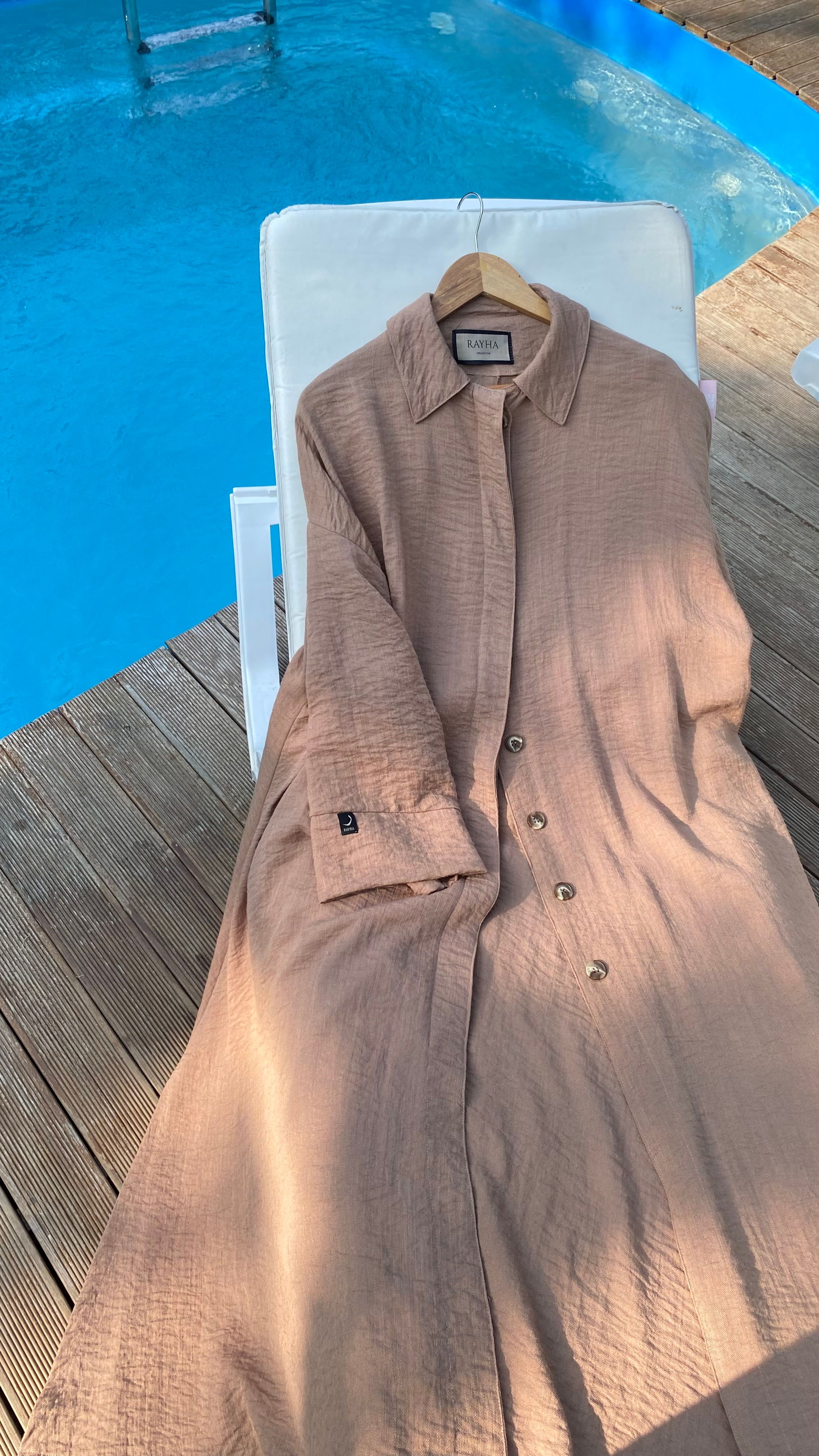 Camel Linen Keten Ferace