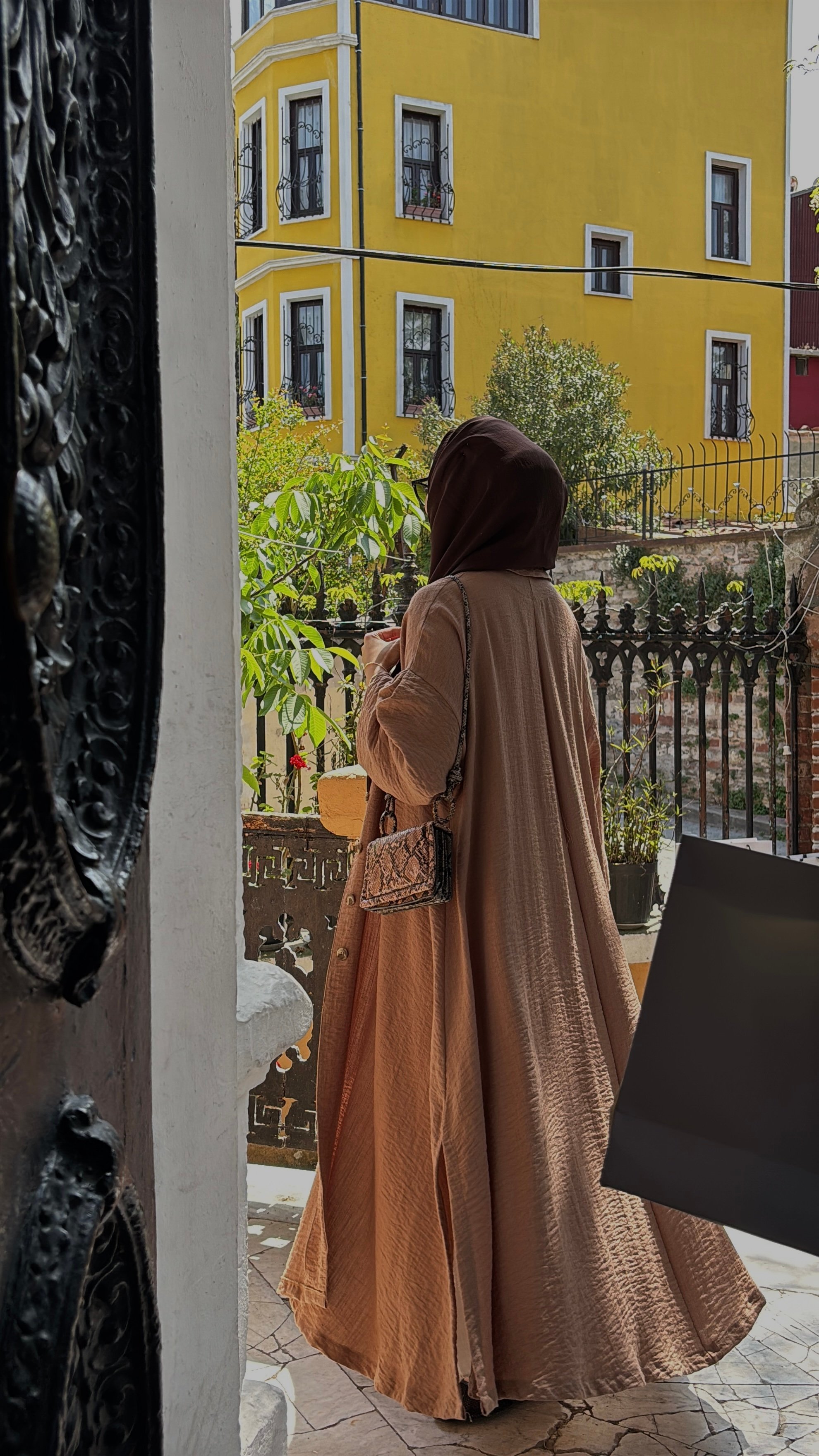 Camel Linen Keten Ferace