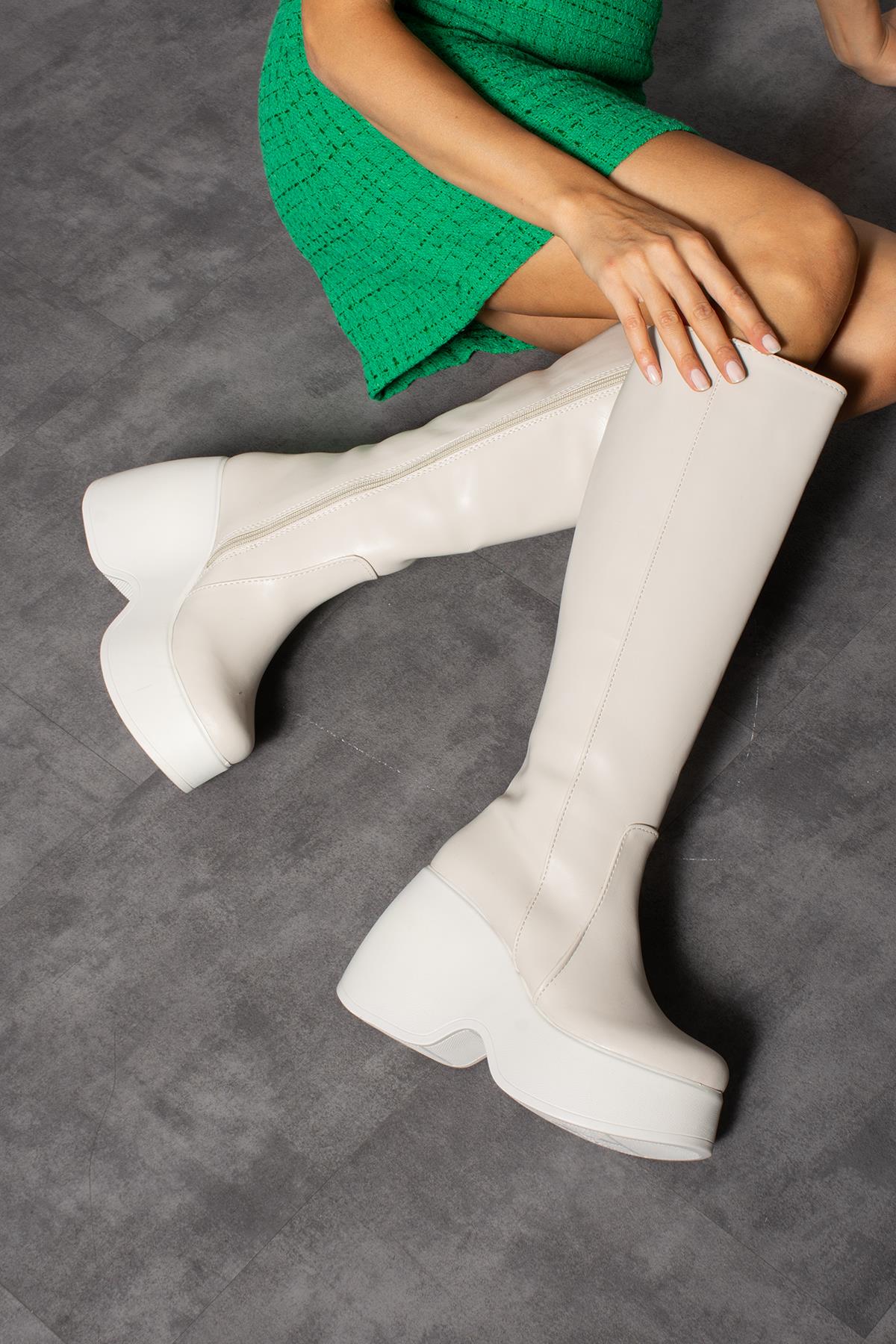 Modanizm Wild Krem Çizme