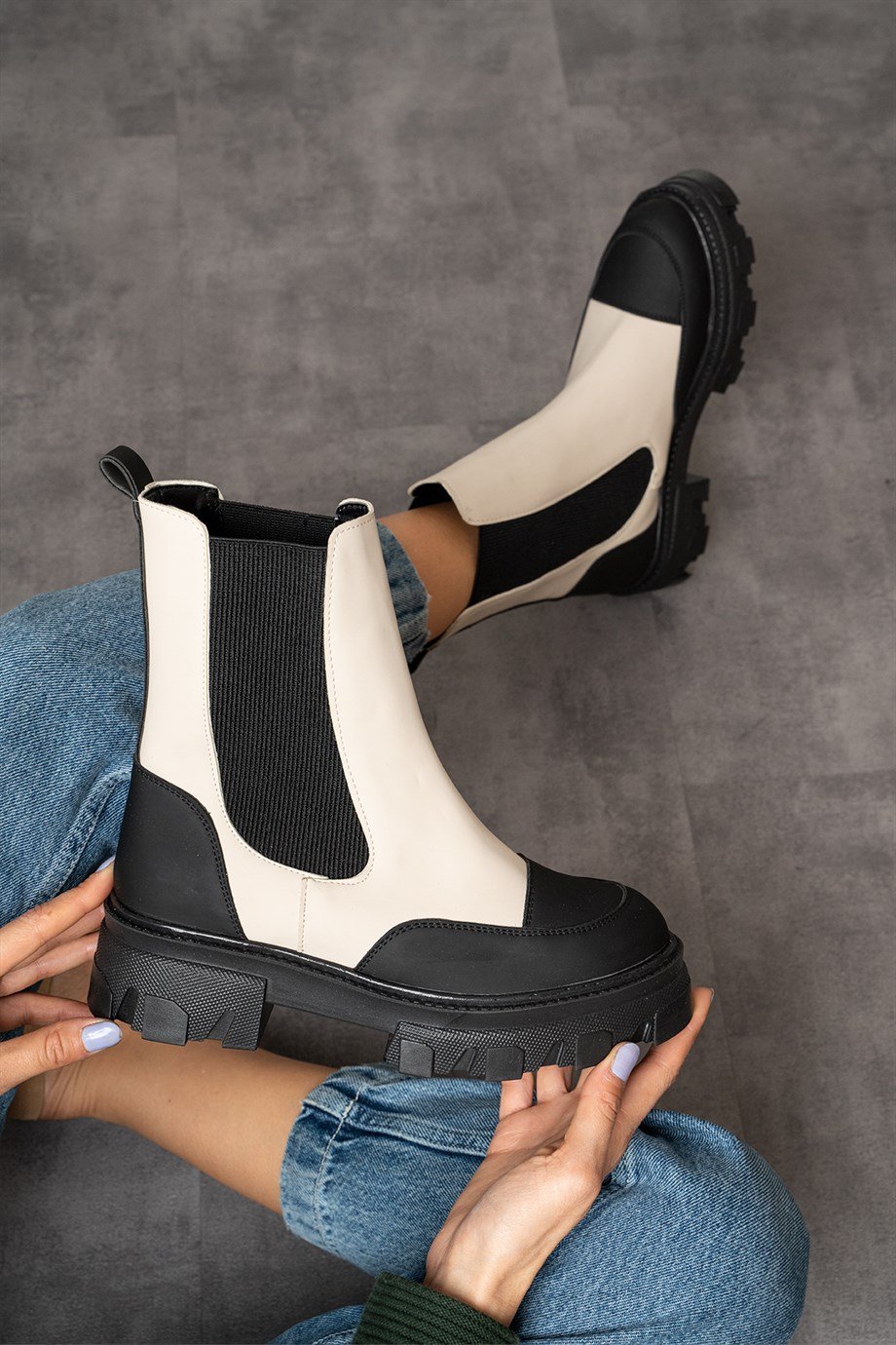 Modanizm Rosina Topuklu Deri Bot