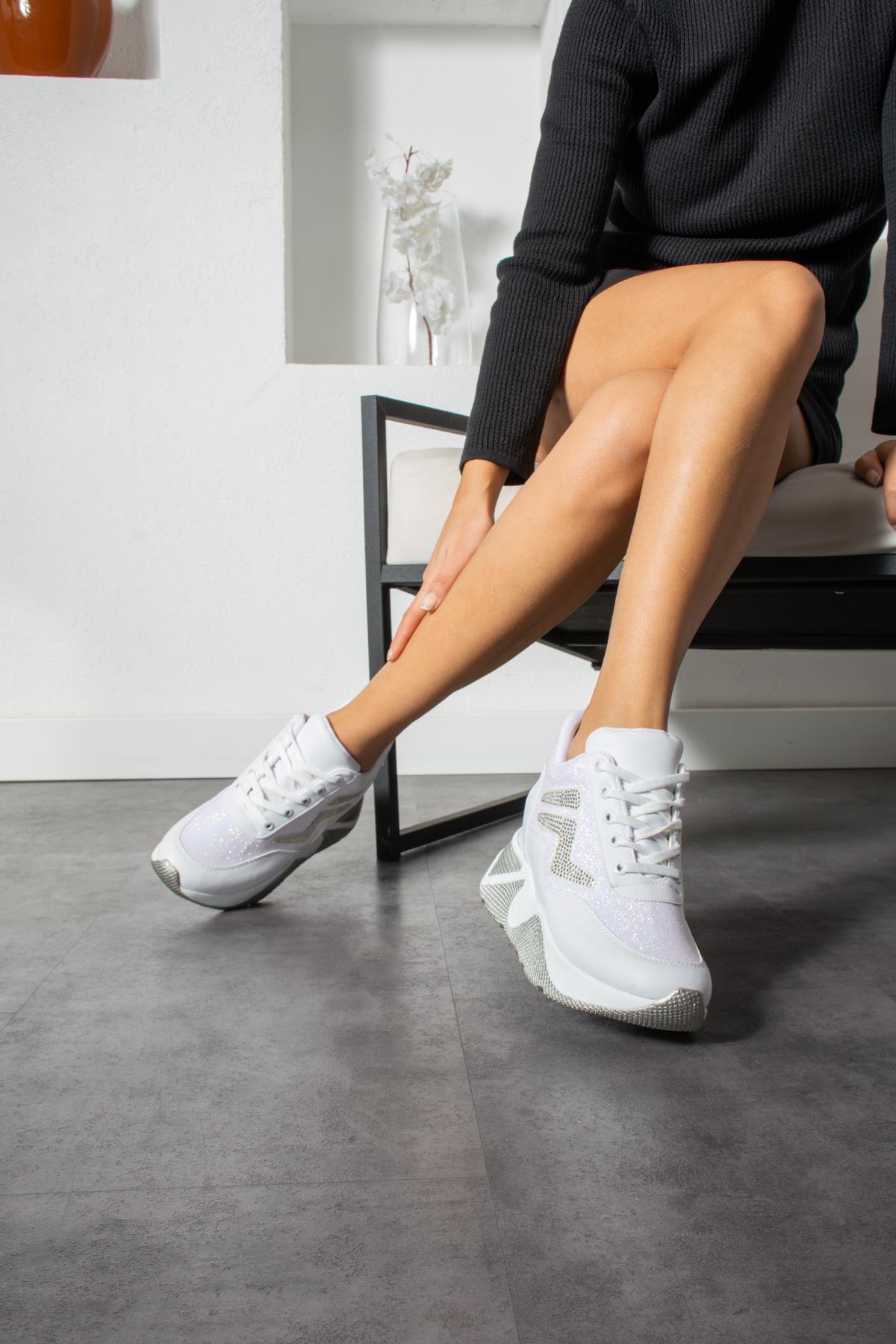 Modanizm Valua Beyaz Spor Ayakkabı