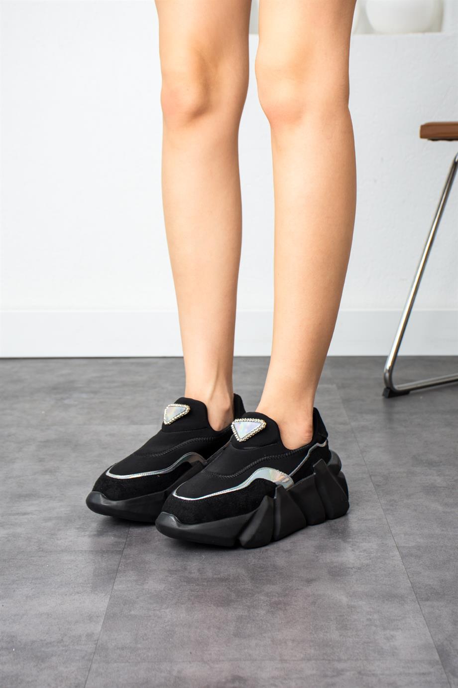 Modanizm Lurtz Siyah Spor Ayakkabı