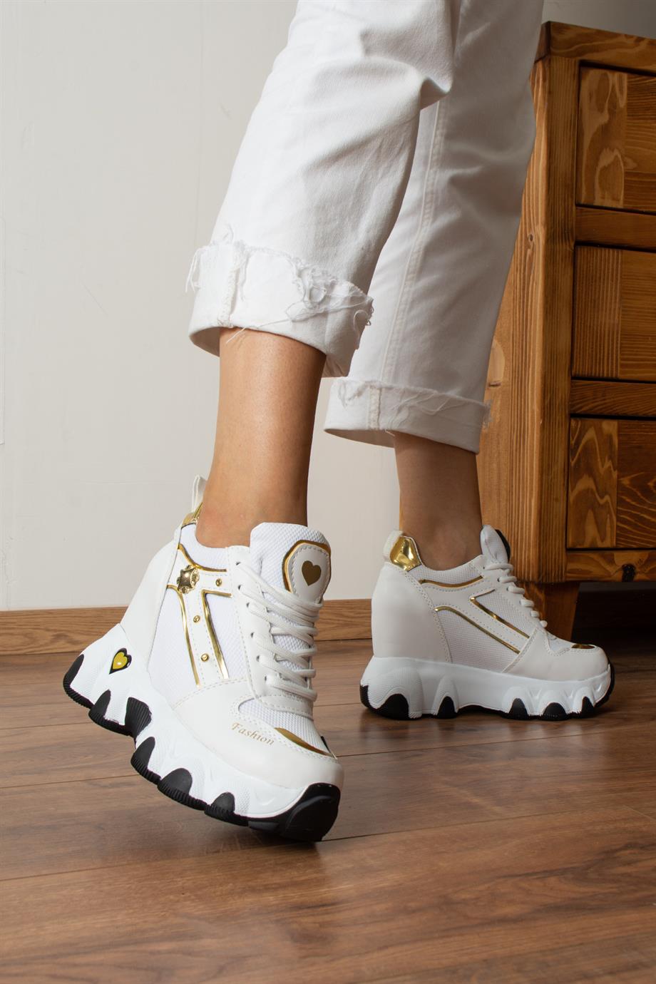 Modanizm Maddax Gizli Topuklu Spor Ayakkabı