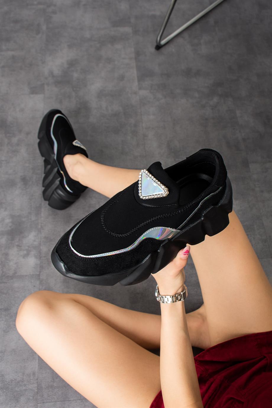 Modanizm Lurtz Siyah Spor Ayakkabı