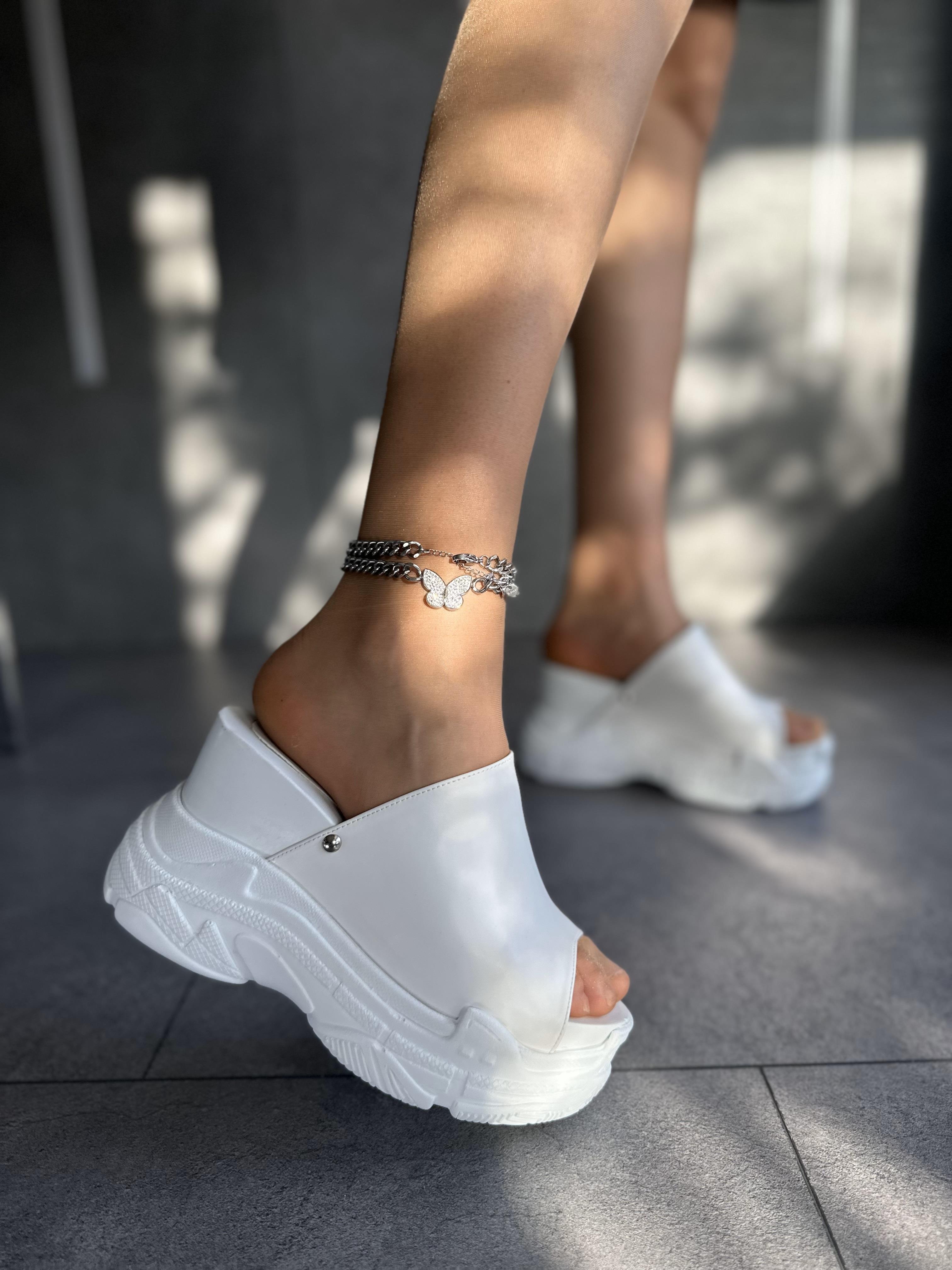 Modanizm Hayes Beyaz Terlik