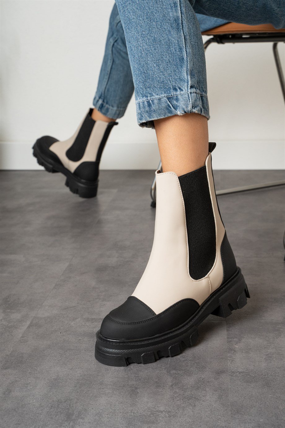 Modanizm Rosina Topuklu Deri Bot