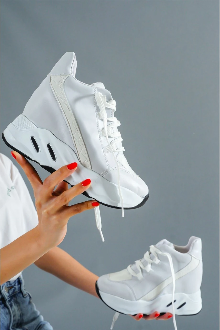 Pounty Gizli Topuklu Spor Ayakkabı