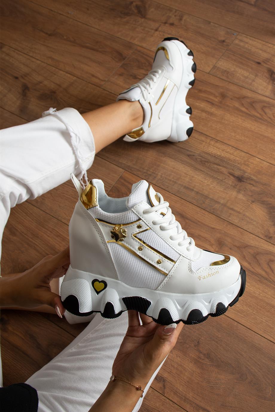 Modanizm Maddax Gizli Topuklu Spor Ayakkabı