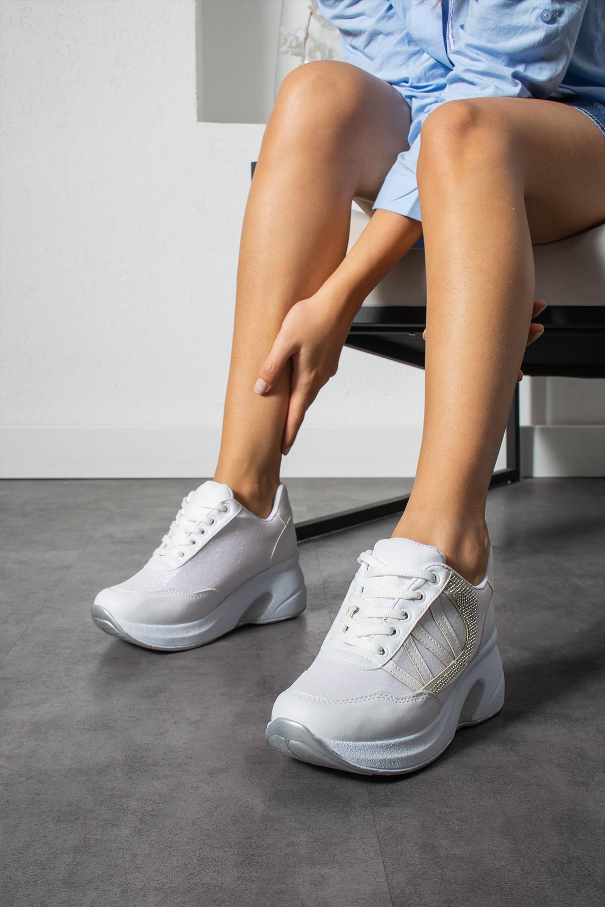 Modanizm Jimmy Beyaz Spor Ayakkabı