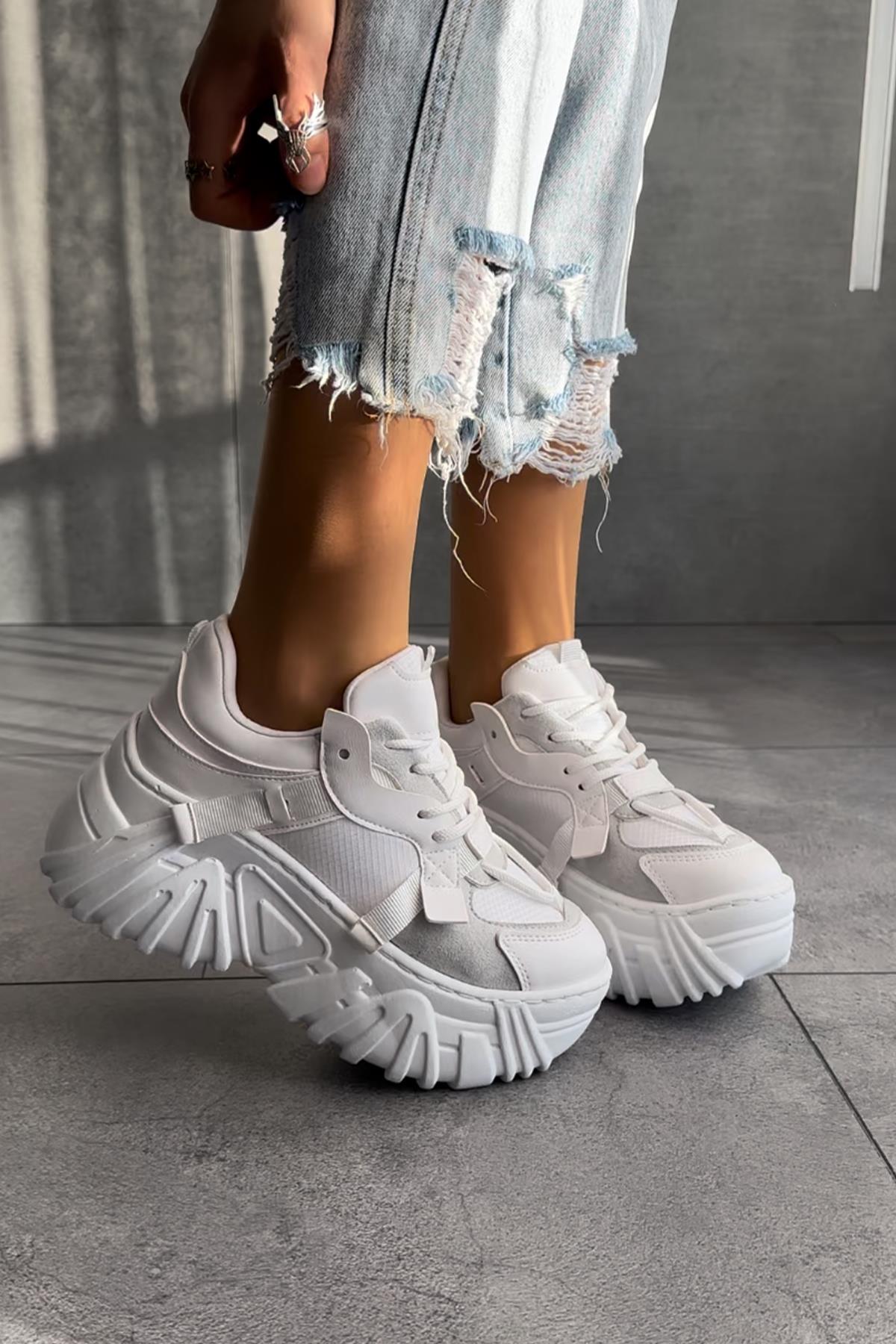 Modanizm Jossey Beyaz Spor Ayakkabı