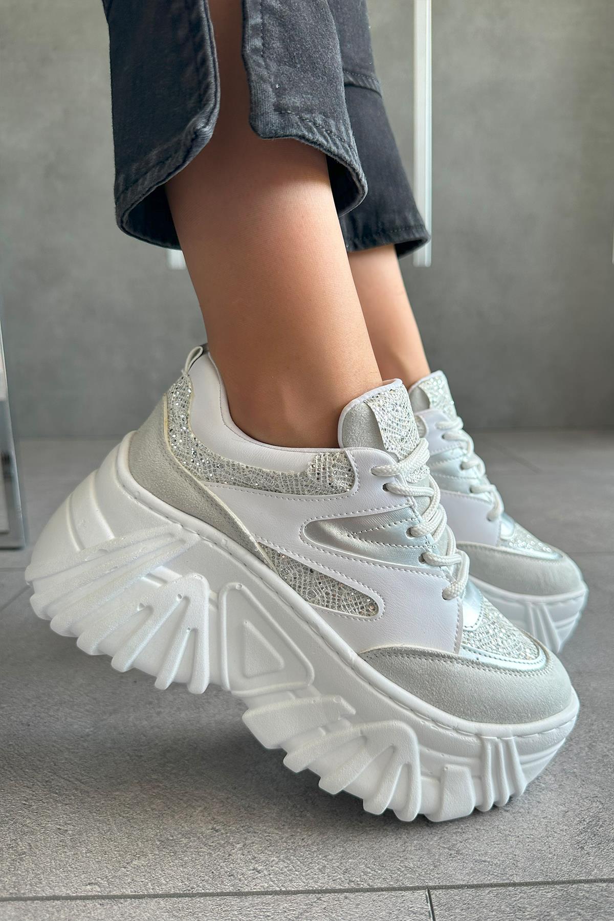 Modanizm Delyth Beyaz Spor Ayakkabı