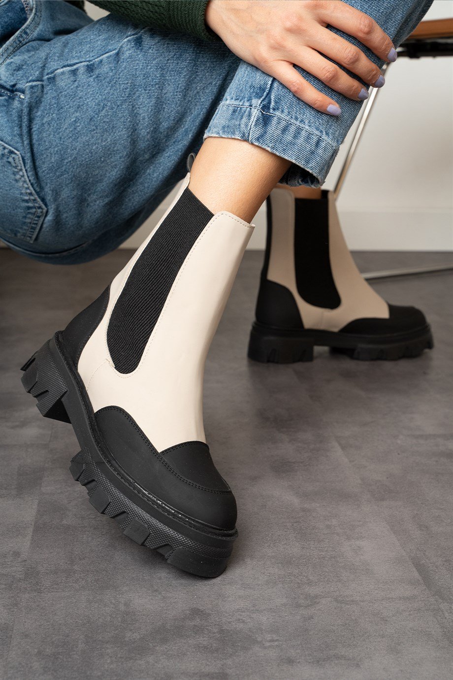 Modanizm Rosina Topuklu Deri Bot