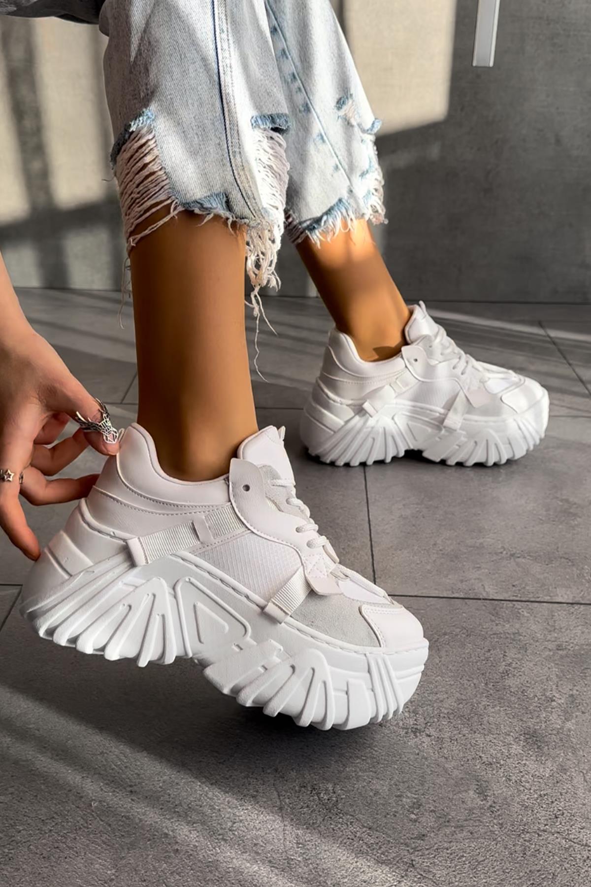 Modanizm Jossey Beyaz Spor Ayakkabı