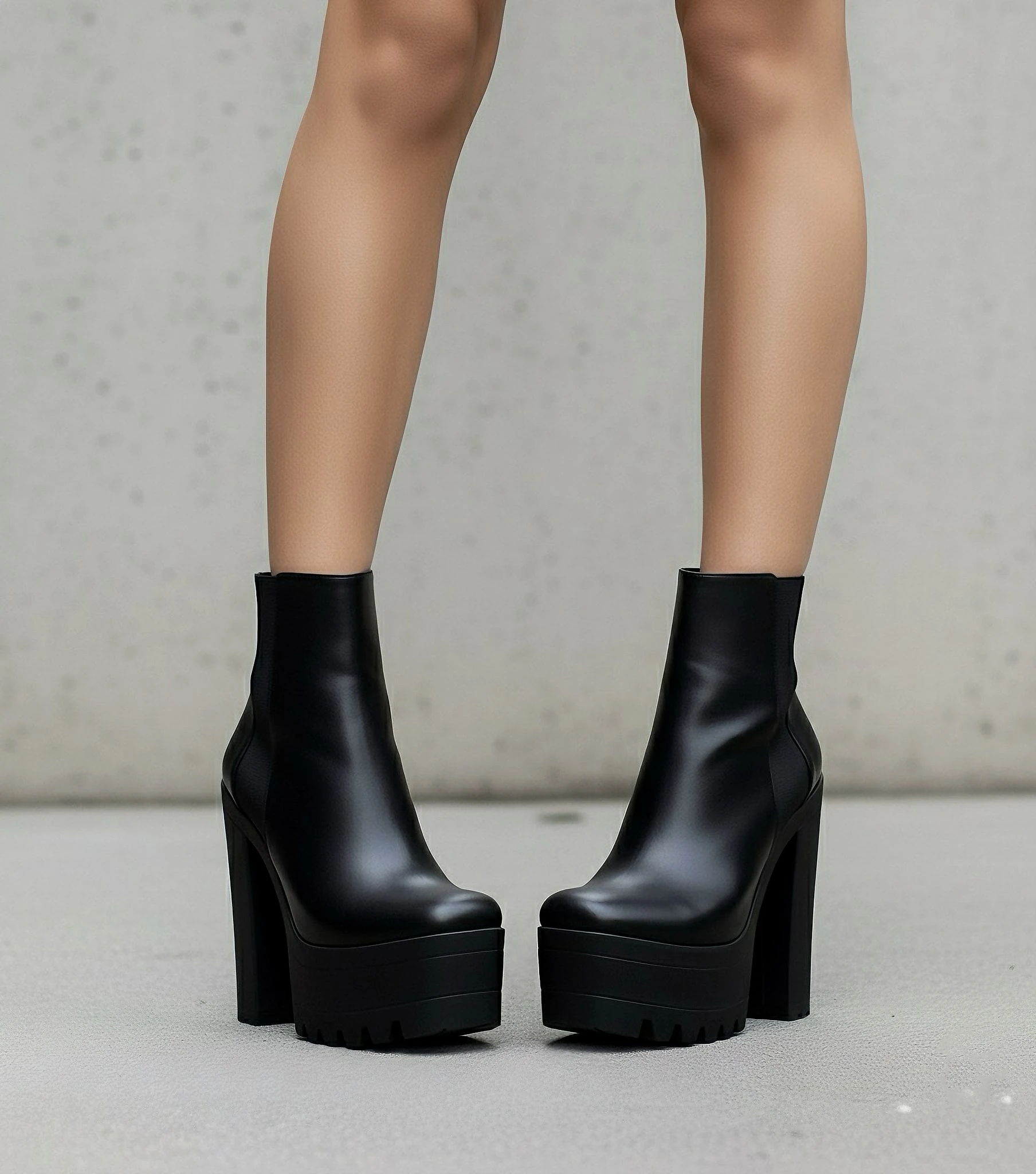 Modanizm Xaria Dolgu Deri Topuklu Bot